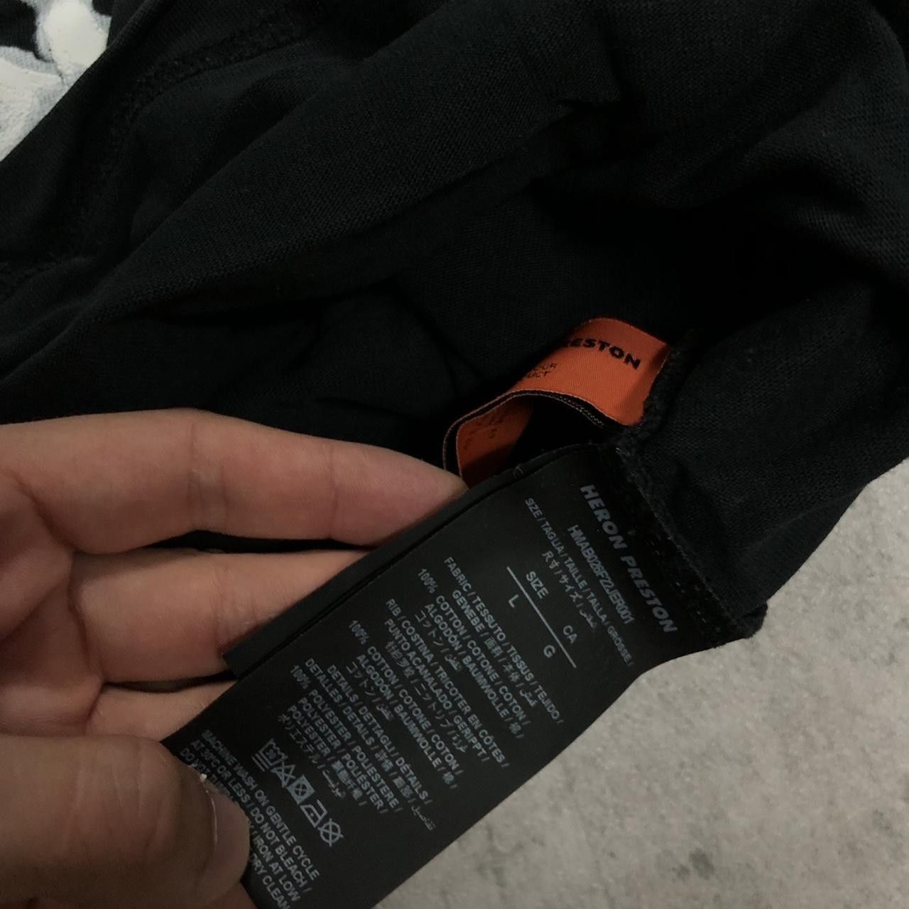 Heron Preston Black hoodie heron Preston Size US L / EU 52-54 / 3 - 3 Thumbnail