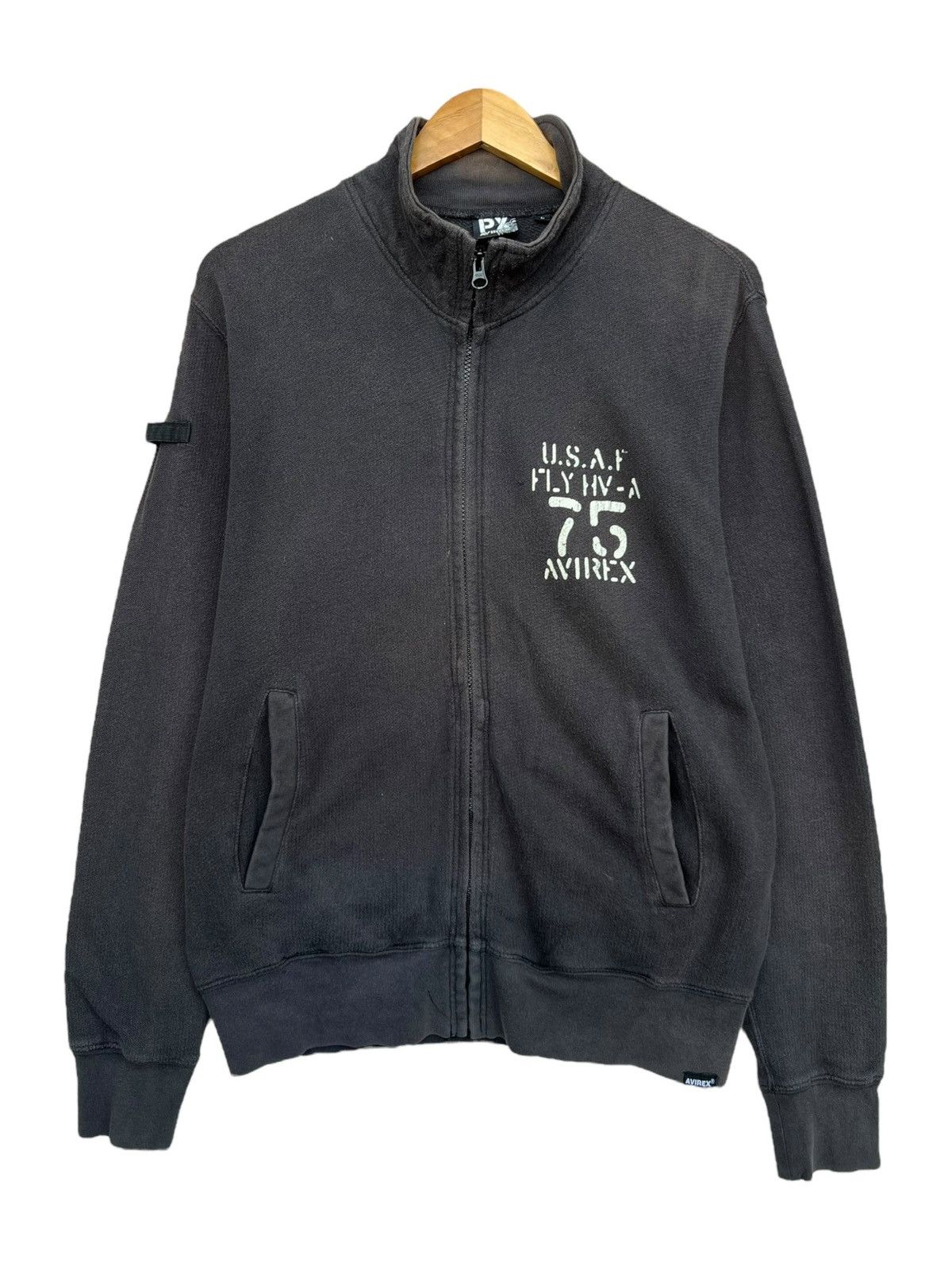 Avirex Y2k AVIREX USAAF Black Sweater Size US S / EU 44-46 / 1 - 2 Thumbnail