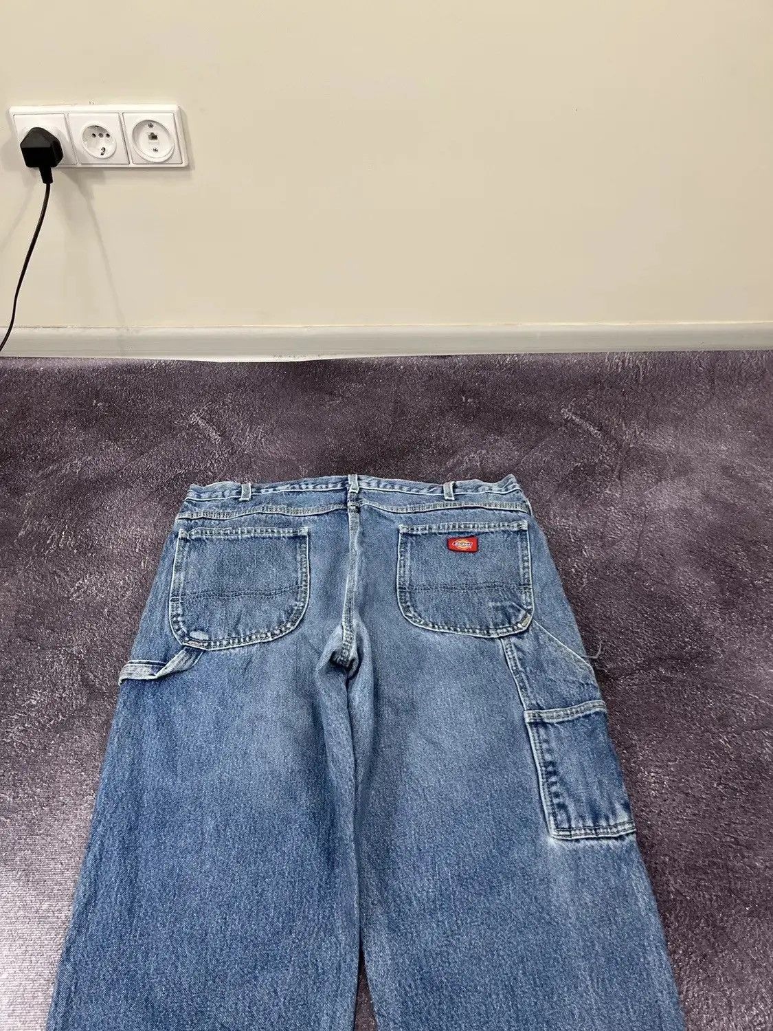 Dickies Vintage Dickies Y2K Faded Blue Hype Work Baggy Jeans Size US 38 / EU 54 - 4 Thumbnail