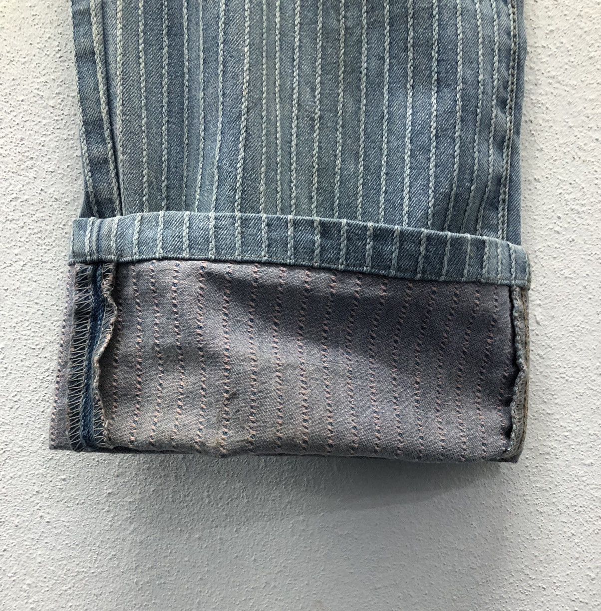 Japanese Brand Modern Vintage Blue Way Made In Japan Denim Pants Size US 32 / EU 48 - 13 Thumbnail
