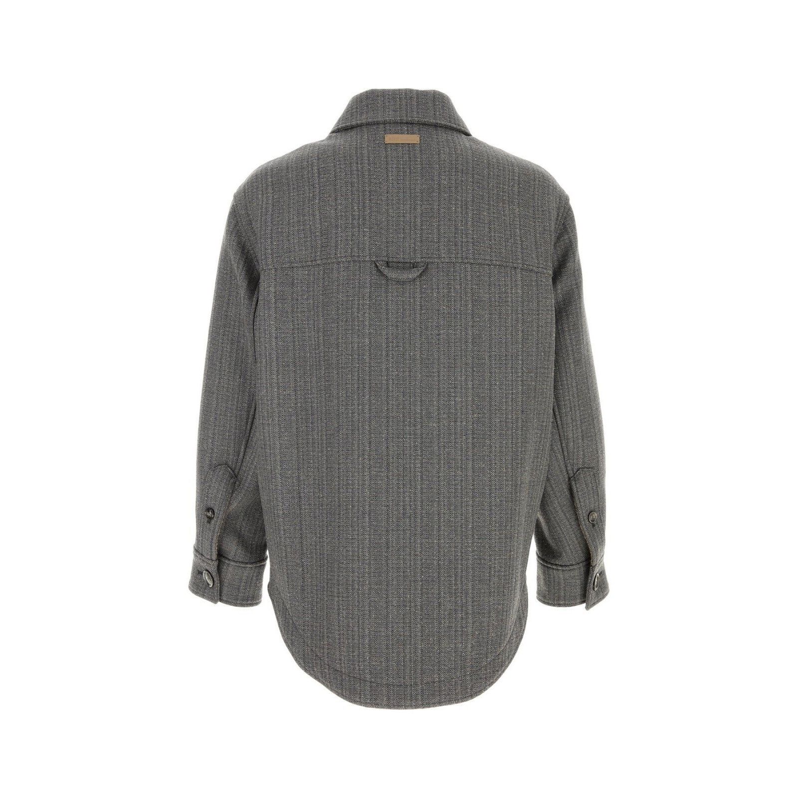 AMI AMI Gray Wool Blend Overcoat New & Authentic (Men's size:S;) Size US S / EU 44-46 / 1 - 2 Thumbnail