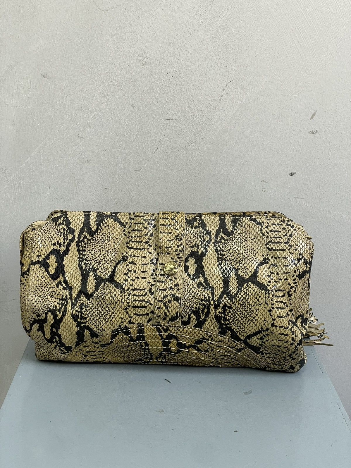 Jimmy Choo Rare python snake hand bag clutch hystericglamour style Size ONE SIZE - 5 Thumbnail