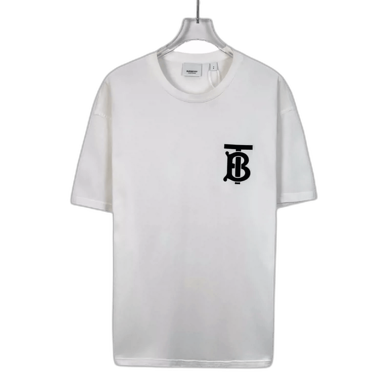 Burberry Burberry White Cotton Logo Short Sleeve T-shirt Size US S / EU 44-46 / 1 - 1 Thumbnail
