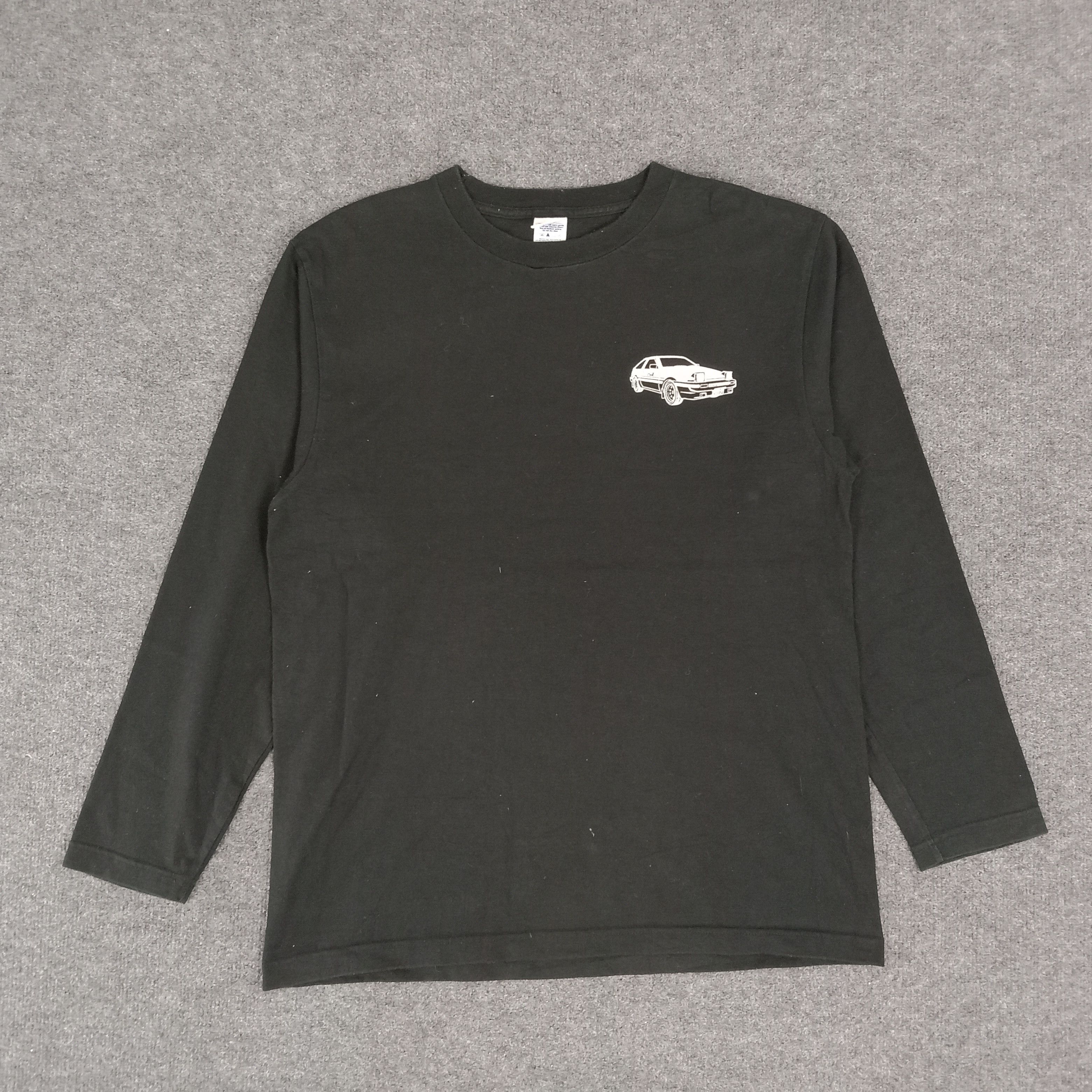 Anime Initial-D X Animax Japanese Anime Long SLeeve Tshirt Size US L / EU 52-54 / 3 - 5 Thumbnail