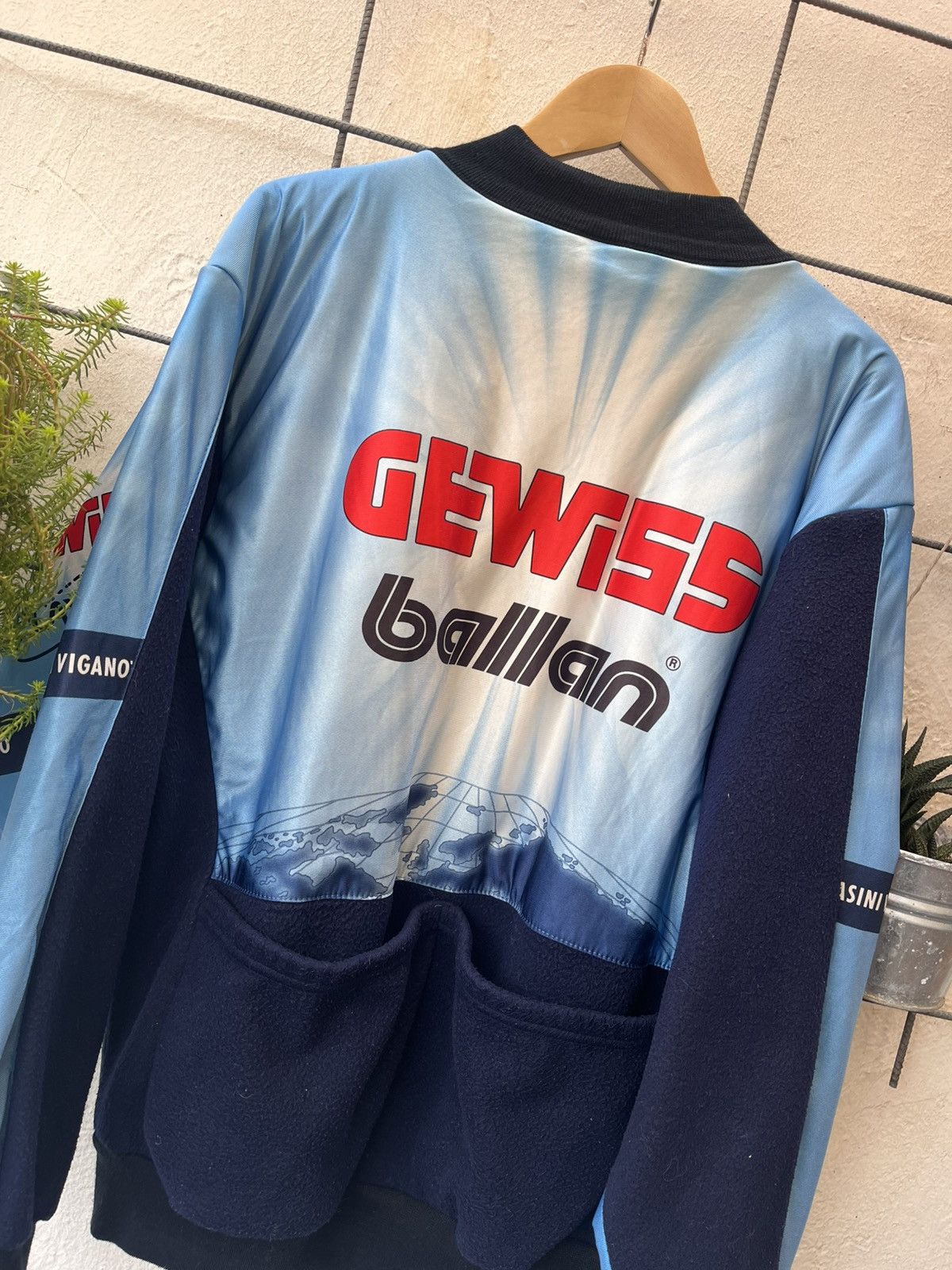 Other Biemme x Gewiss x Bianchi Vintage Fleece Bomber Jacket Size US XXL / EU 58 / 5 - 8 Thumbnail