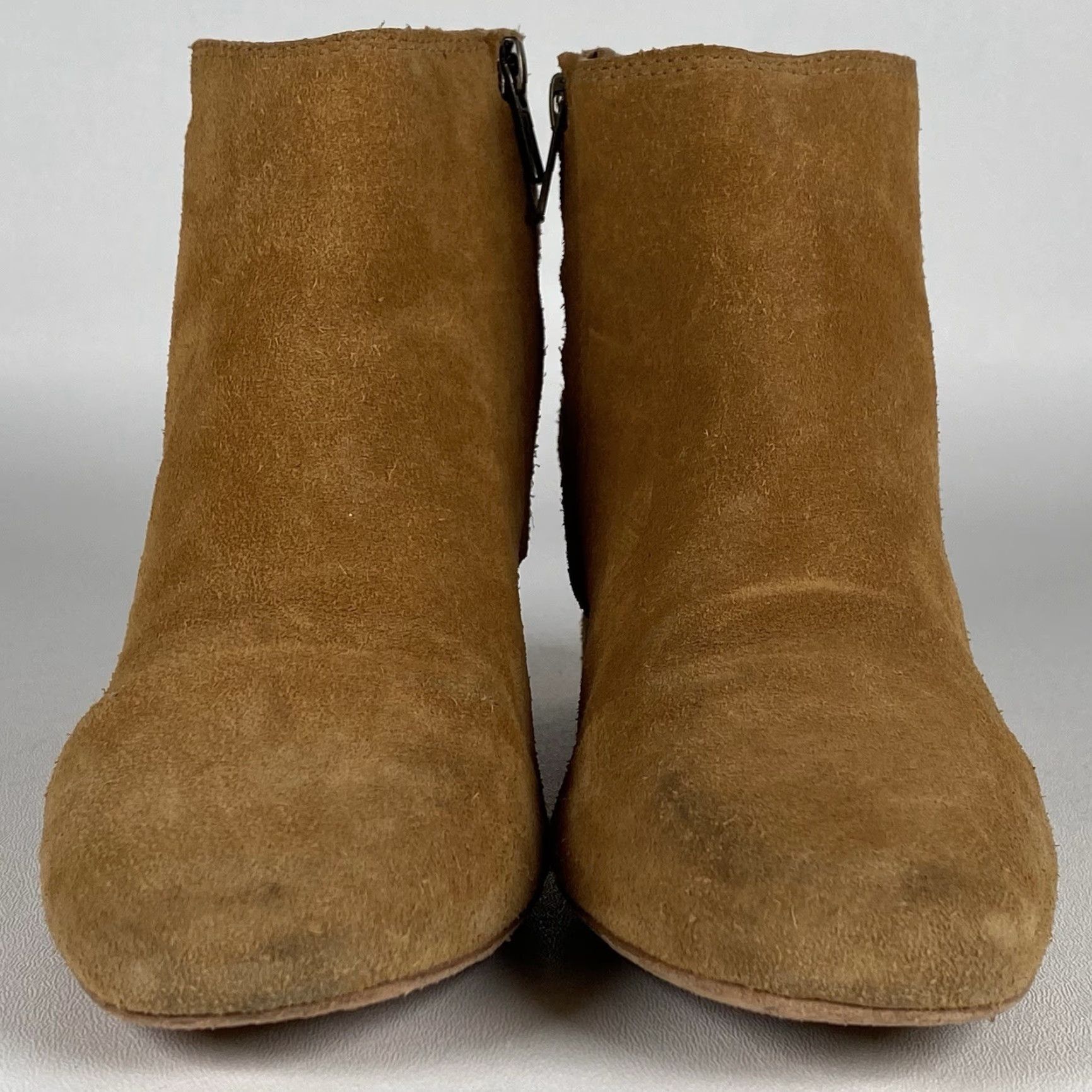 Madewell Madewell The Lucien Boot in Suede Bronzed Birch G0422 Ankle Boots Women’s Sz 8.5 Size US 9 / IT 39 - 3 Thumbnail