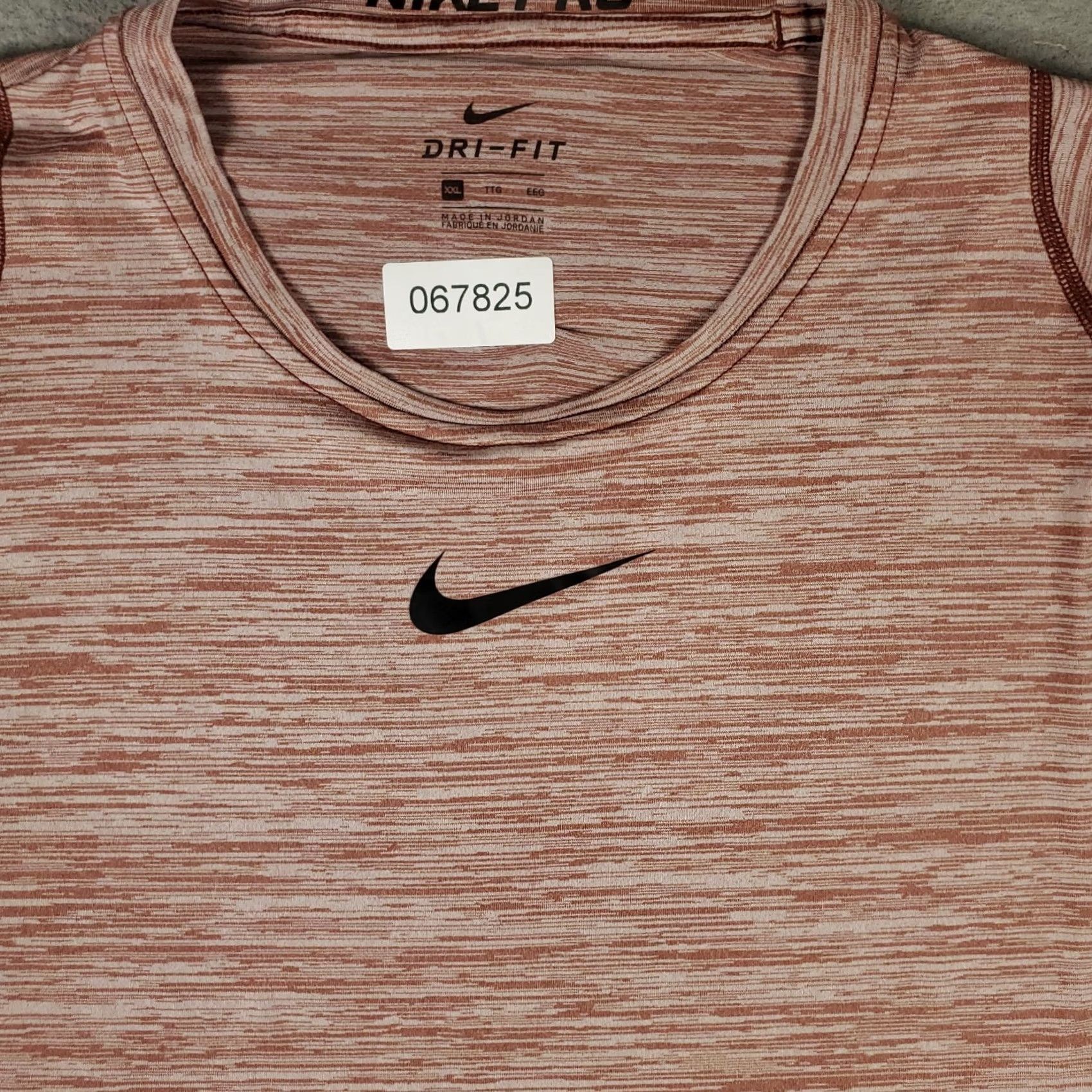 Nike Nike Dri-Fit T Shirt Mens 2XL Brown Long Sleeve Activewear Casual Sports Training Pro Swoosh Shirt Size US XXL / EU 58 / 5 - 2 Thumbnail