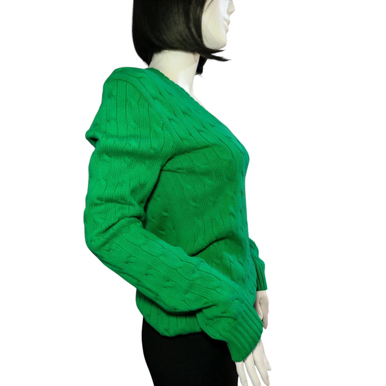 Ralph Lauren Ralph Lauren Sweater Women's Sz Lg Long Sleeve Cable Knit Size L / US 10 / IT 46 - 4 Thumbnail