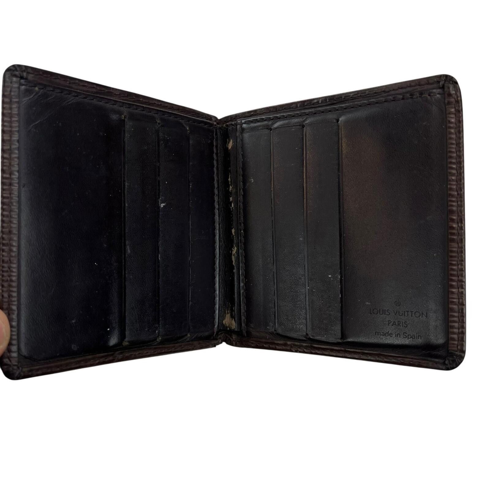 Louis Vuitton Louis Vuitton Brown Epi Leather Bifold Wallet Size ONE SIZE - 3 Thumbnail