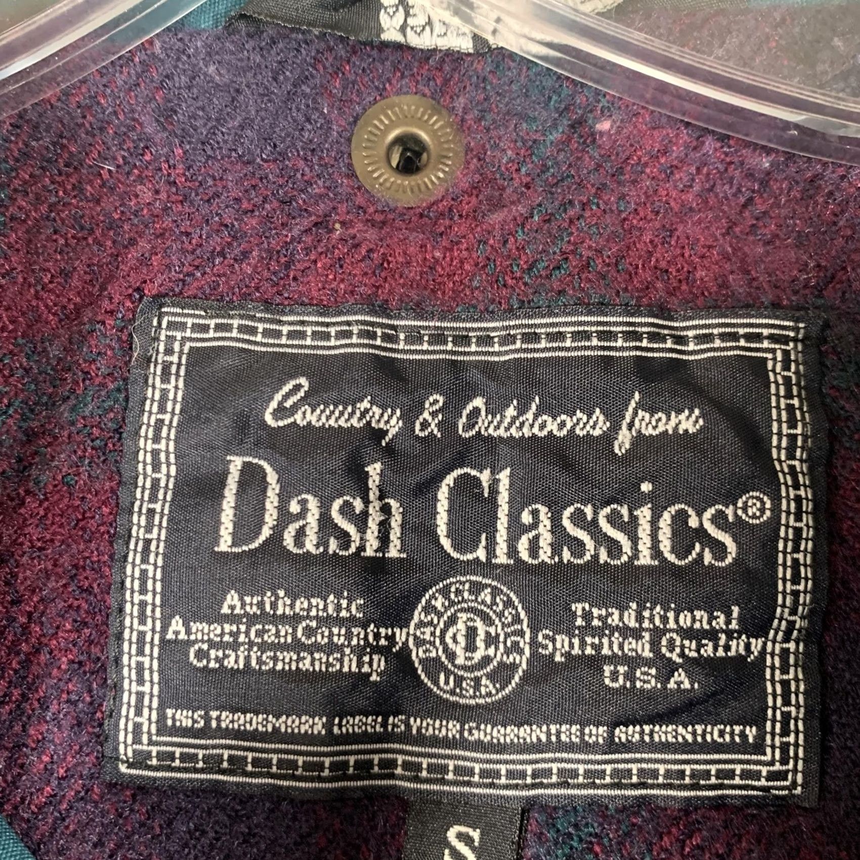 Vintage VINTAGE Dash Classics Coat Womens Small Purple Parka Snap Pockets Outdoor 90s Size S / US 4 / IT 40 - 4 Thumbnail