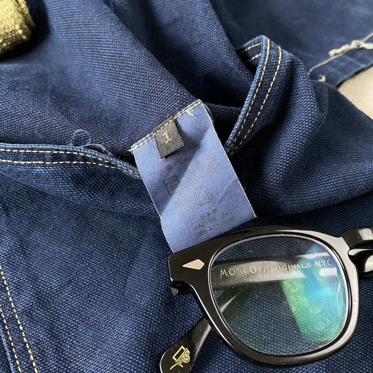 Kapital RARE Kapital USN WW2 Denim Navy Shawl Collar Jacket Size US L / EU 52-54 / 3 - 9 Thumbnail