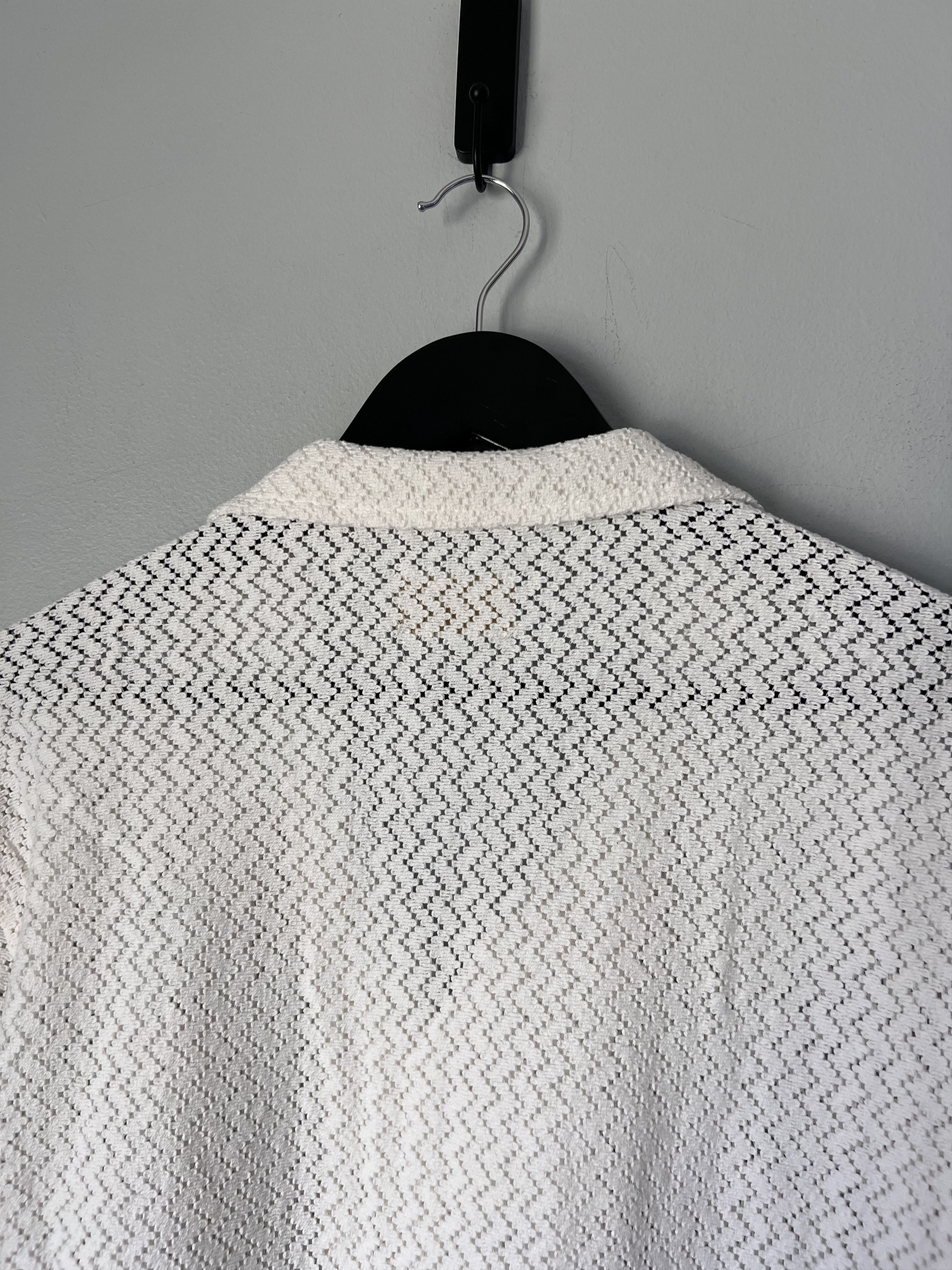 Aimé Leon Dore Lace Resort Shir white S Aime Leon Dore Lace Resort Shirt in White