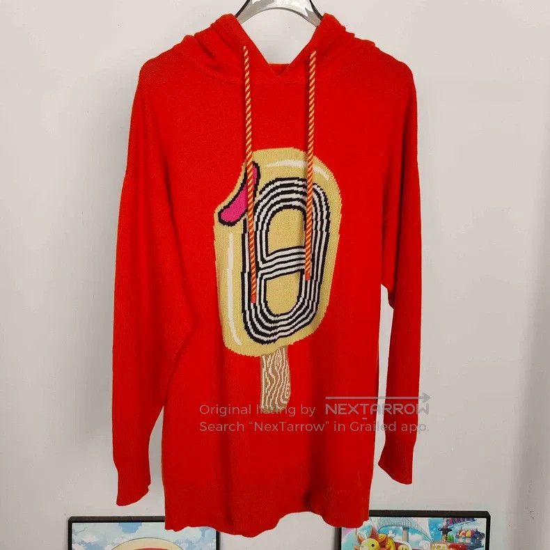 Hermes Hermes Orange Cashmere Knit Loose Sweatshirt Size XS / US 0-2 / IT 36-38 - 2 Thumbnail