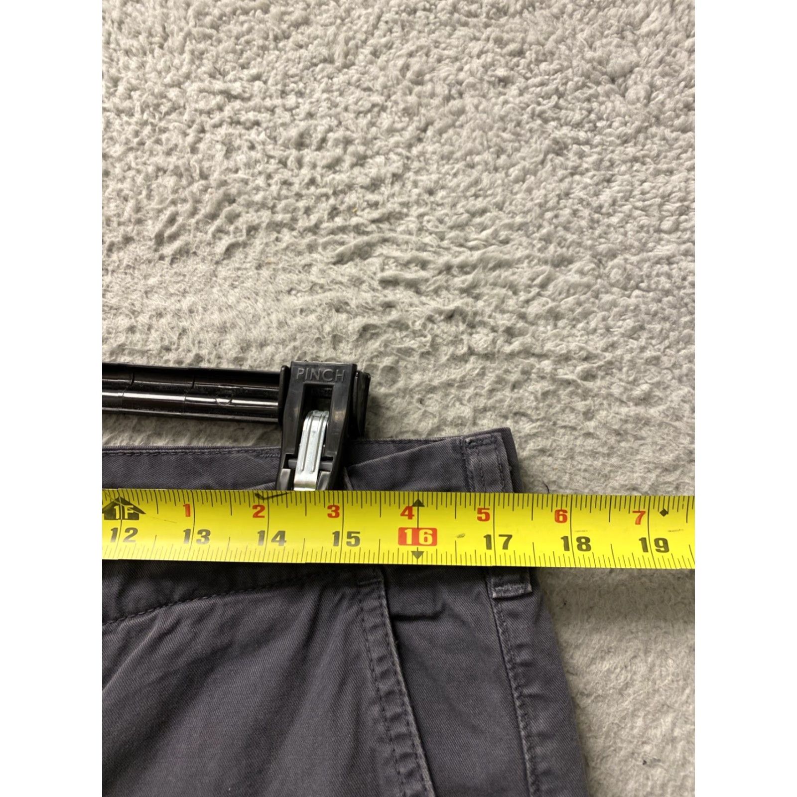 Bonobos BONOBOS Slim Tapered Chino Pants Mens 34x32 Dark Gray Zip Flat Front Regular Rise 10-12 Zip 34 in 32 in Cotton Size US 34 / EU 50 - 3 Thumbnail