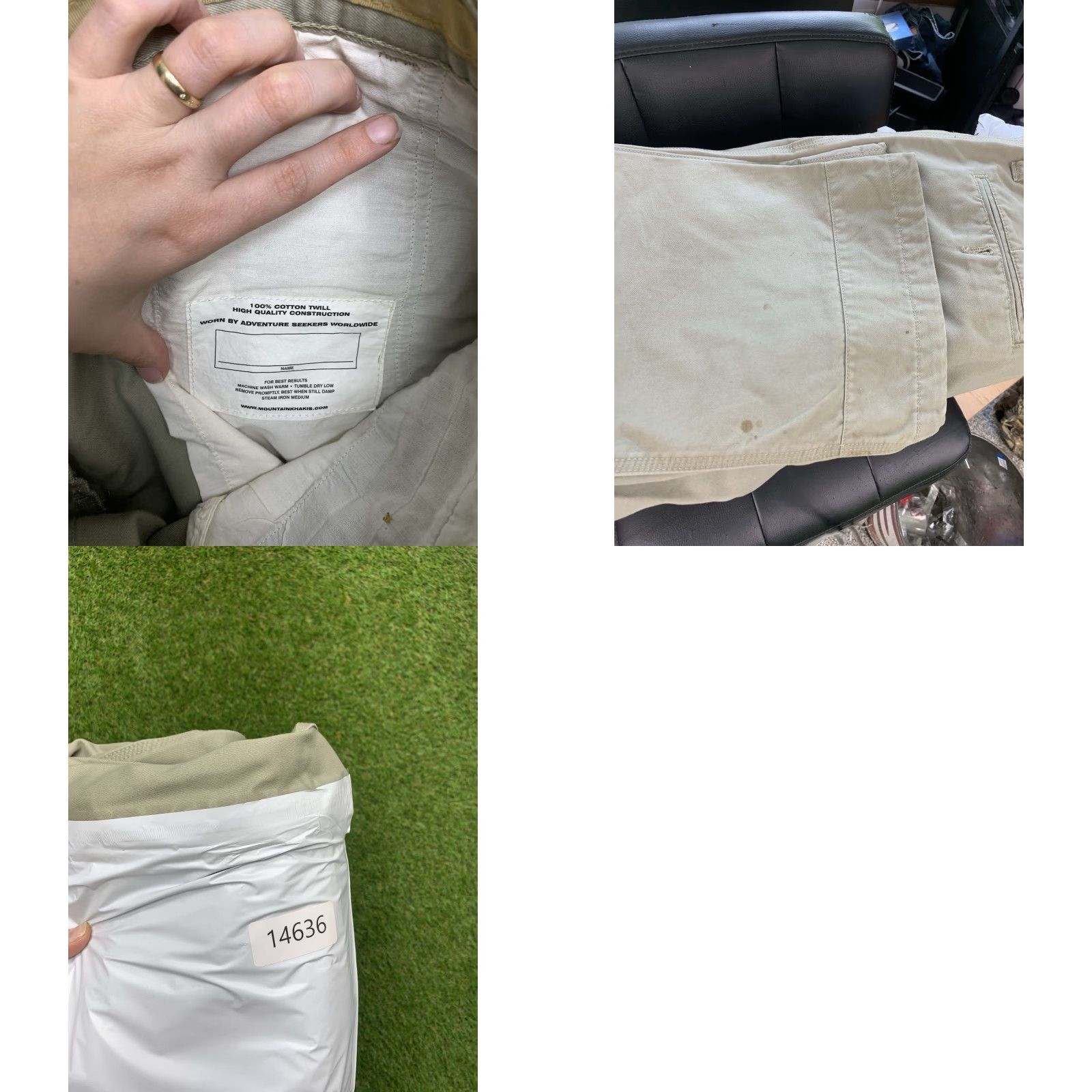 Mountain Khakis Mountain Khaki Pants Mens 36x30 Tan Cargo Outdoor Hiking Camping Slacks Work Size US 36 / EU 52 - 9 Thumbnail