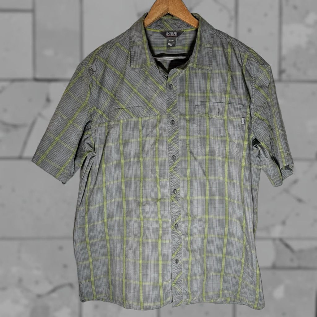 Outdoor Research Outdoor Research Plaid Short Sleeve Button Down Mens Size XL Size US 36 / EU 52 - 1 Thumbnail