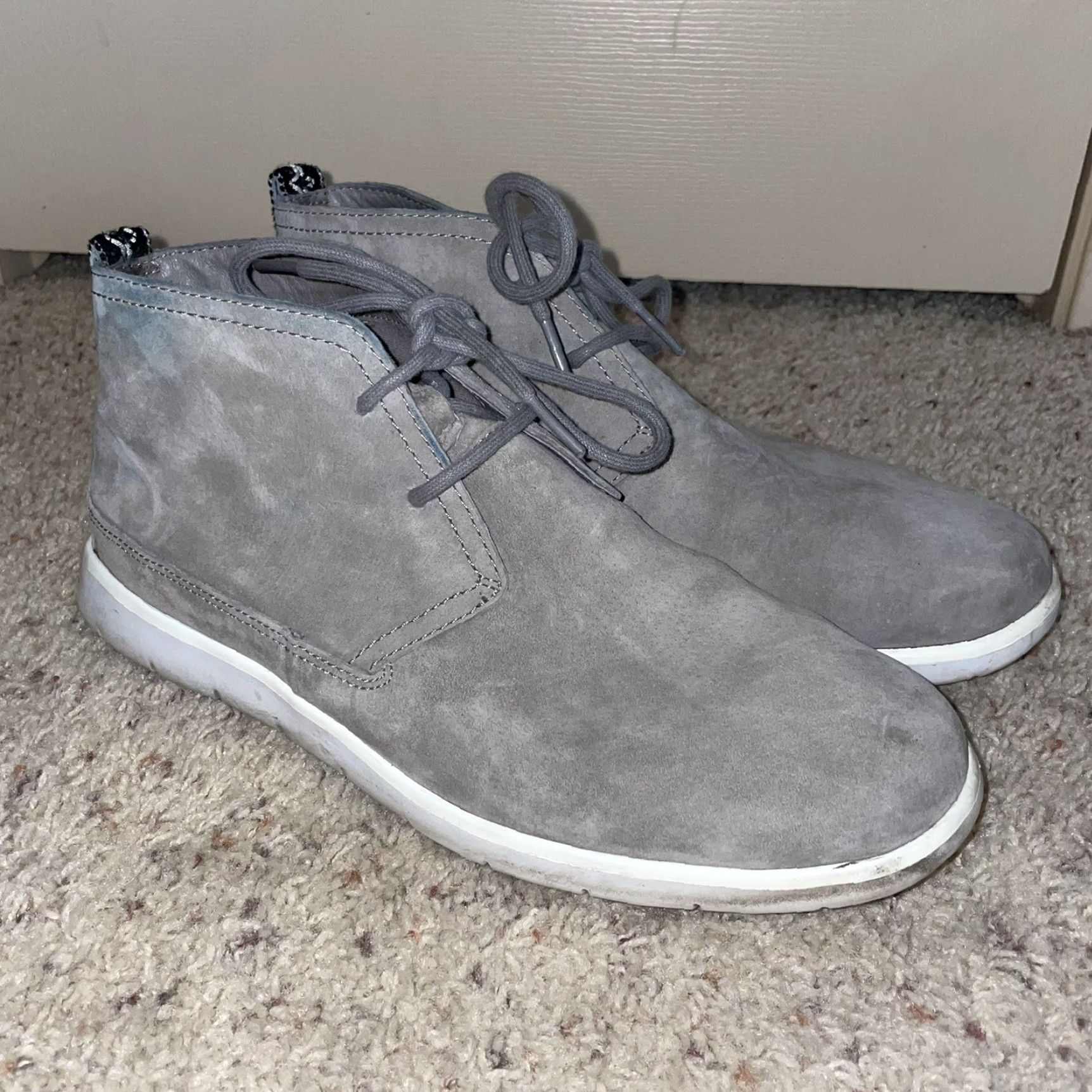 Ugg UGG Freamon Leather Chukka Boots Gray 9.5 Men US Size 9.5 Leather Upper Outsole Australia Style Mens Size US 10 / EU 43 - 4 Thumbnail