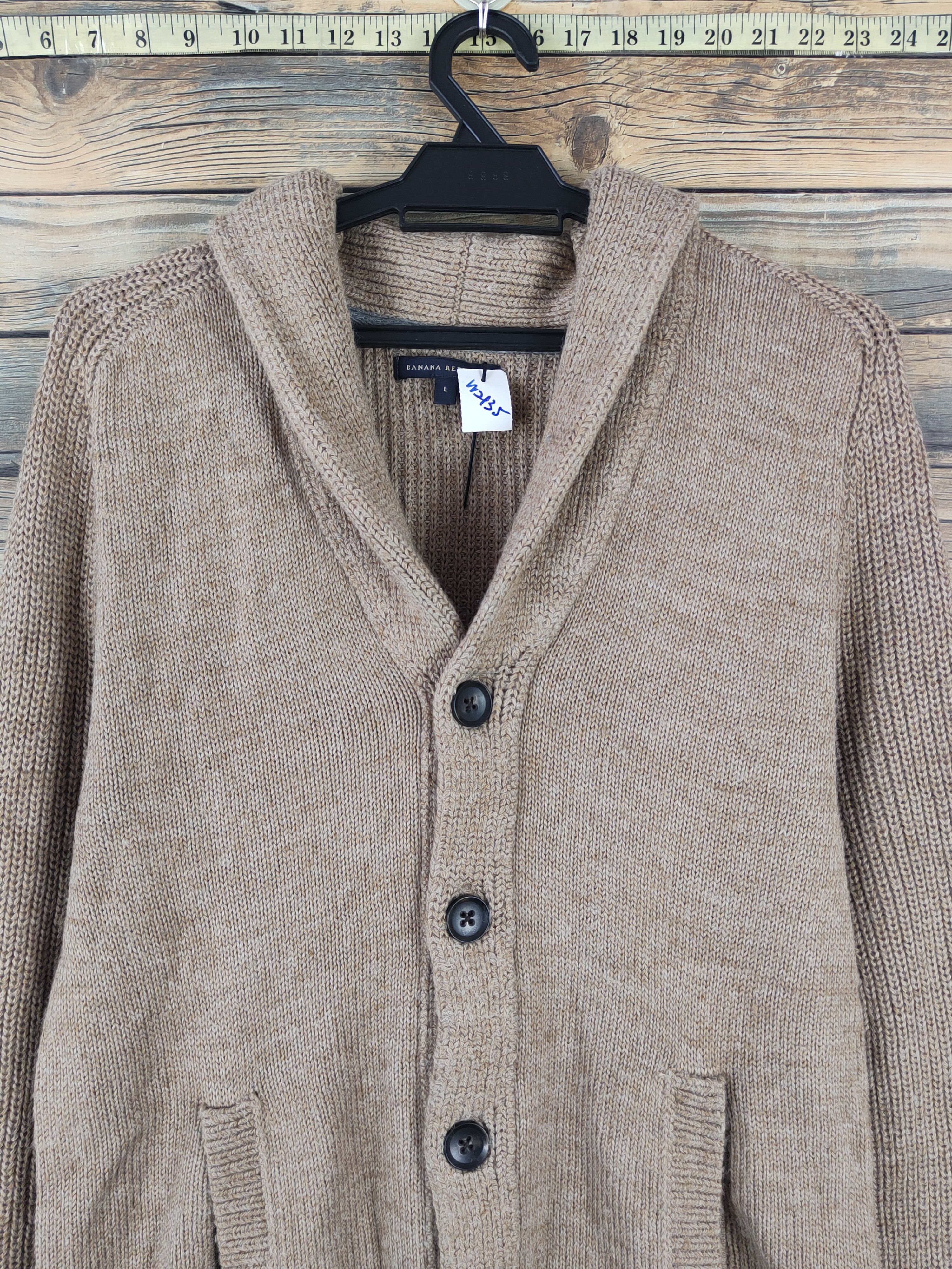 Banana Republic × Homespun Knitwear Banana Republic Brown Knitwear Cardigan #W2135 Size US M / EU 48-50 / 2 - 2 Thumbnail