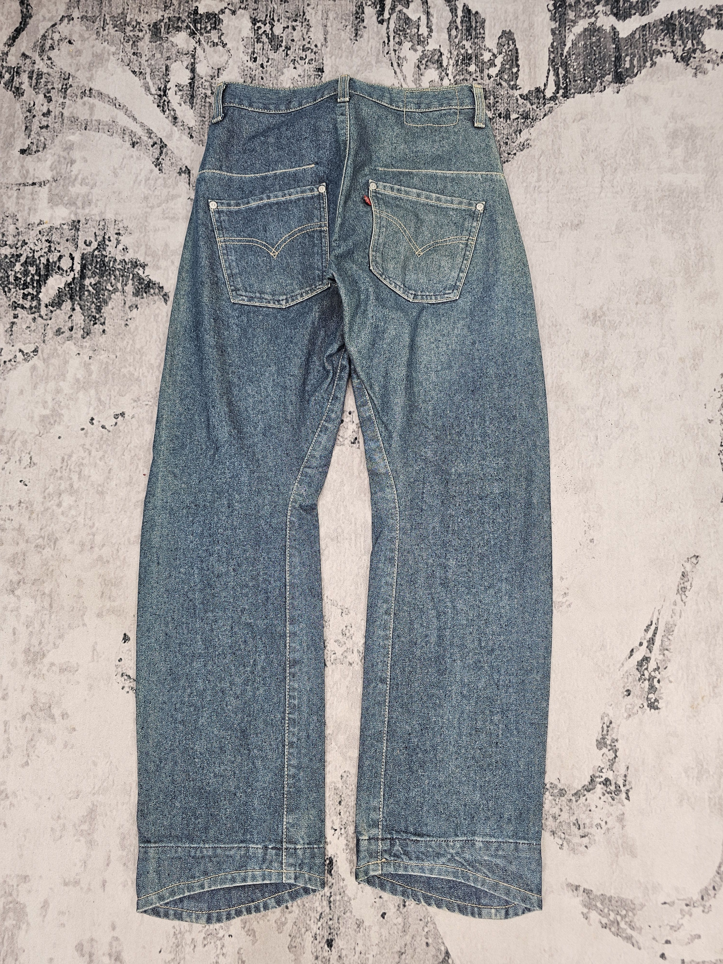 Levi's Vintage Clothing Vtg LEVIS Engineered Regular Cut Twisted Faded Jeans L0541 Size US 28 / EU 44 - 2 Thumbnail