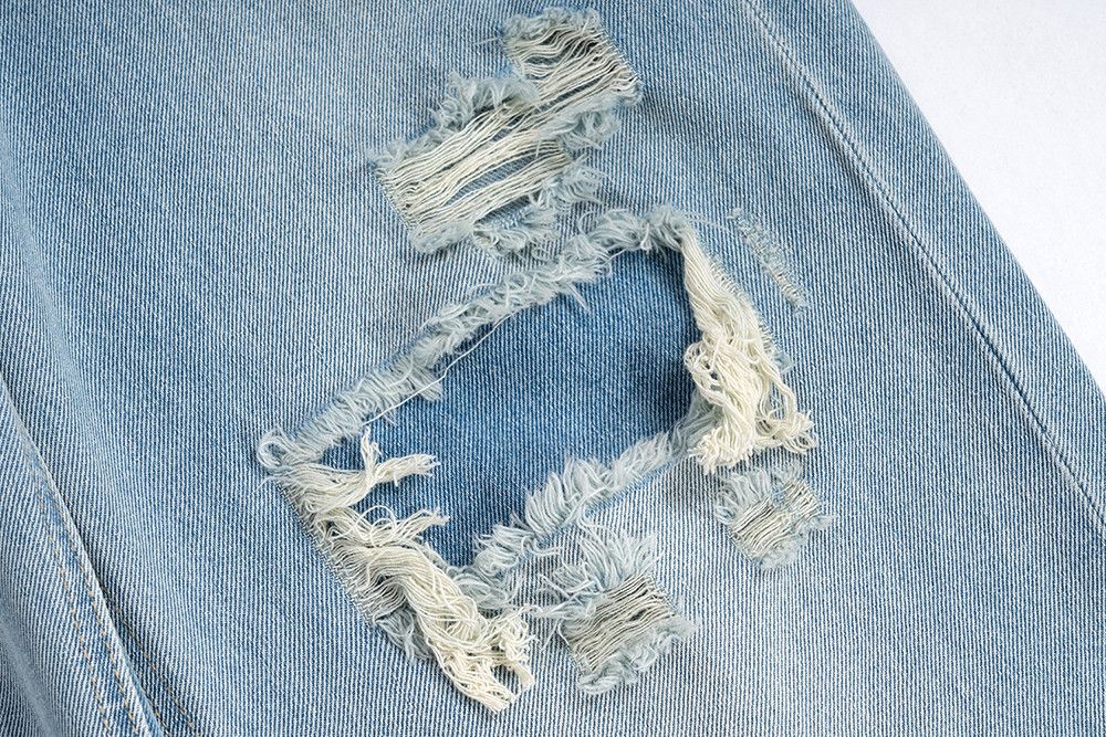Designer × Japanese Brand × Jean Baggy Flared Leg Striped Rusty Jeans Size US 30 / EU 46 - 9 Thumbnail