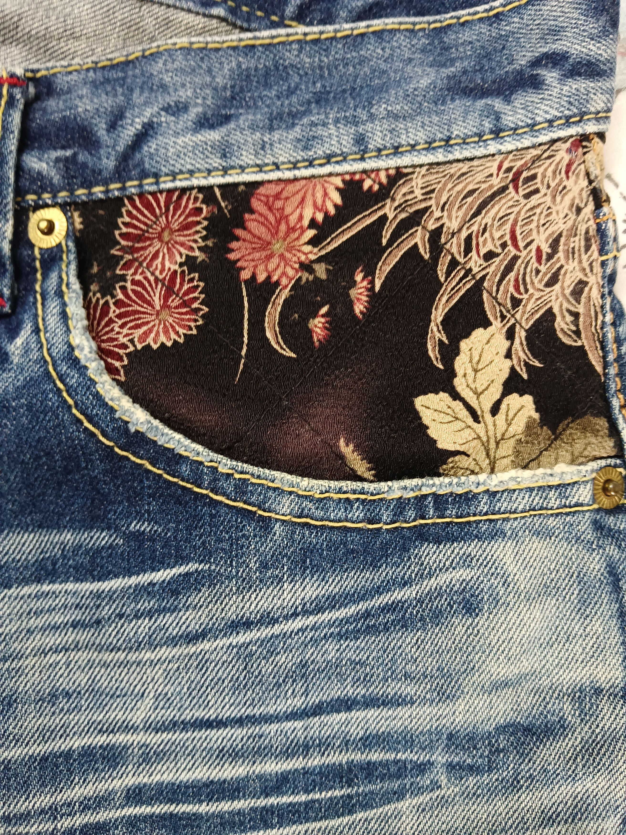 Eternal 💥Rare💥 Karakuri Style Baggy Denim Size US 34 / EU 50 - 6 Thumbnail
