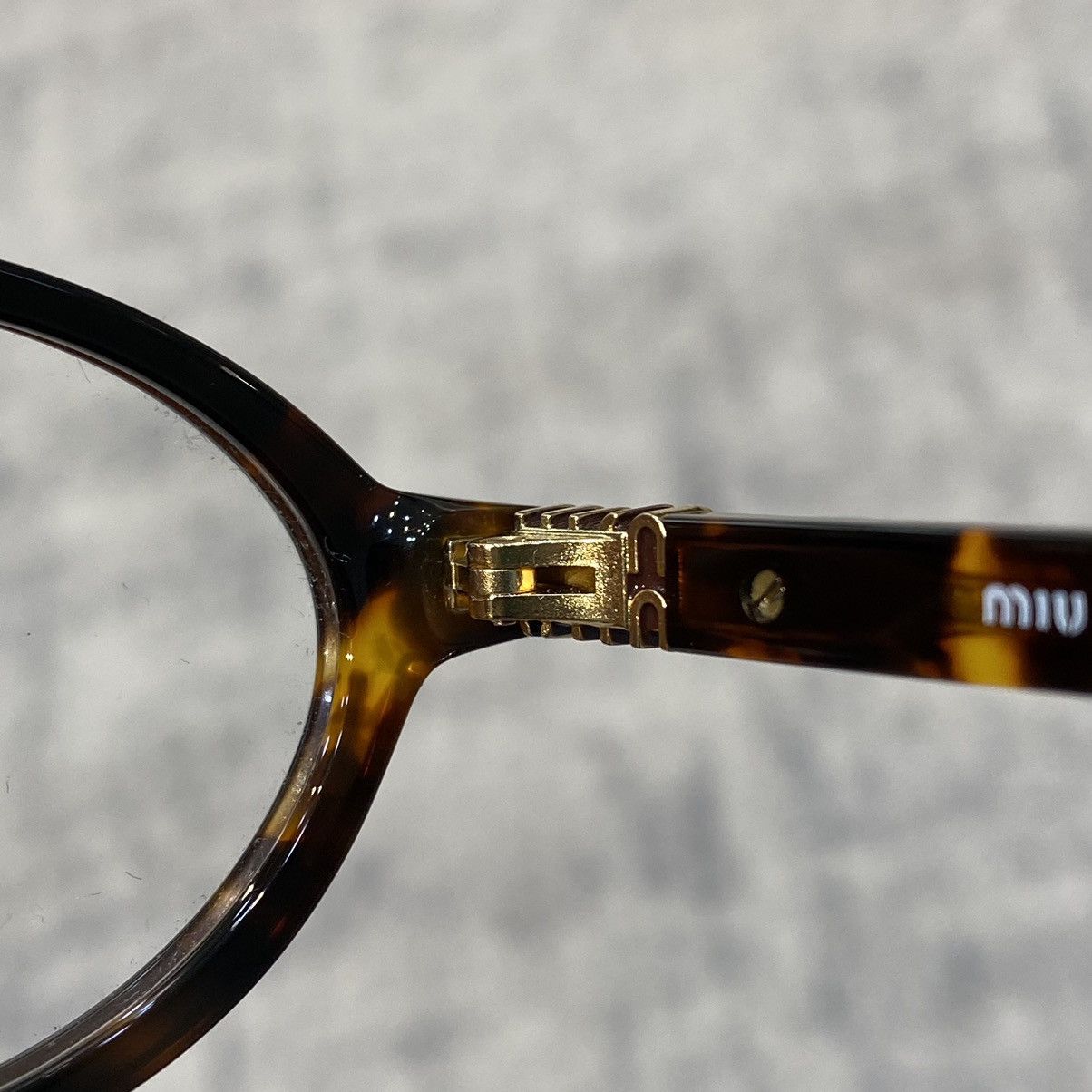 Miu Miu MIU MIU 0MU 01XV VAU1O1 HONEY HAVANA Size ONE SIZE - 4 Thumbnail