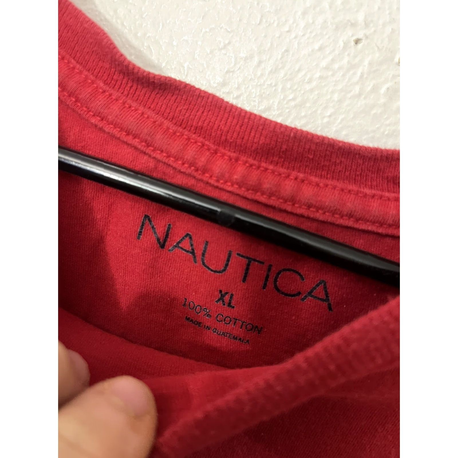 Nautica Nautica Coastal Sailing Club Red XL Men Graphic Tee Crew Neck Shirt Short Sleeve Size US XL / EU 56 / 4 - 4 Thumbnail