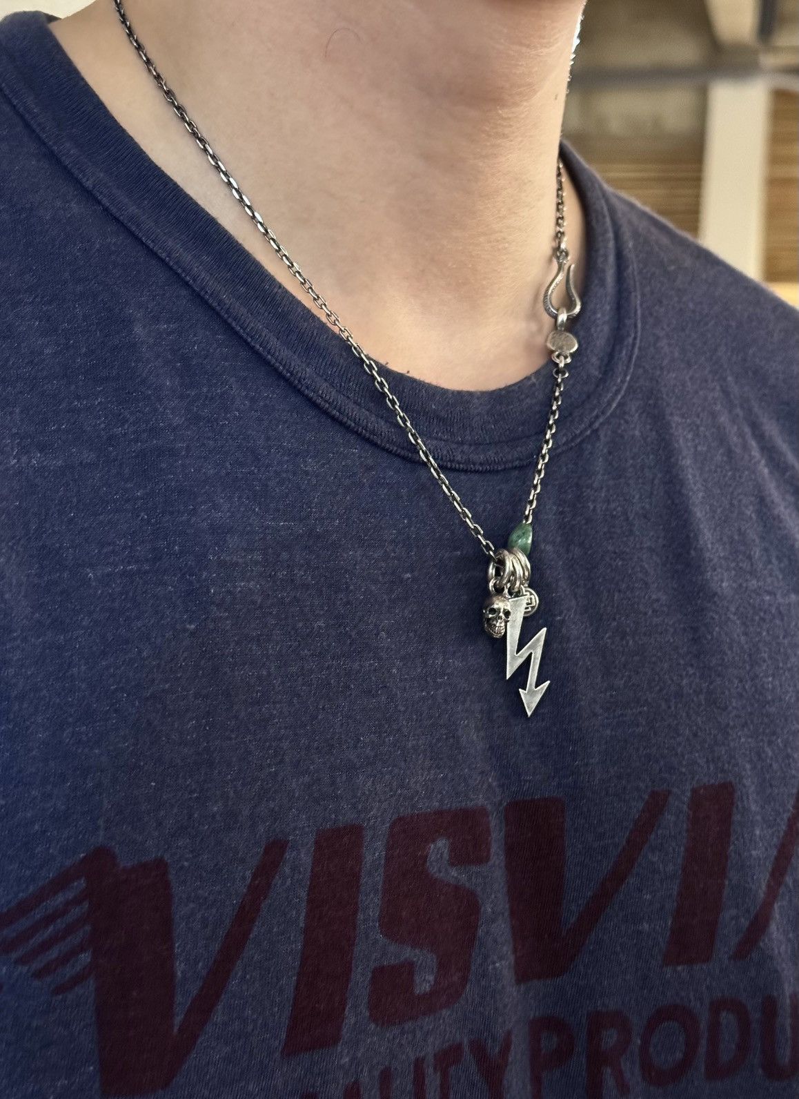 Vintage Fate.Co Necklace/pendant set（Lightning, skull, turquoise…） Size ONE SIZE - 6 Thumbnail