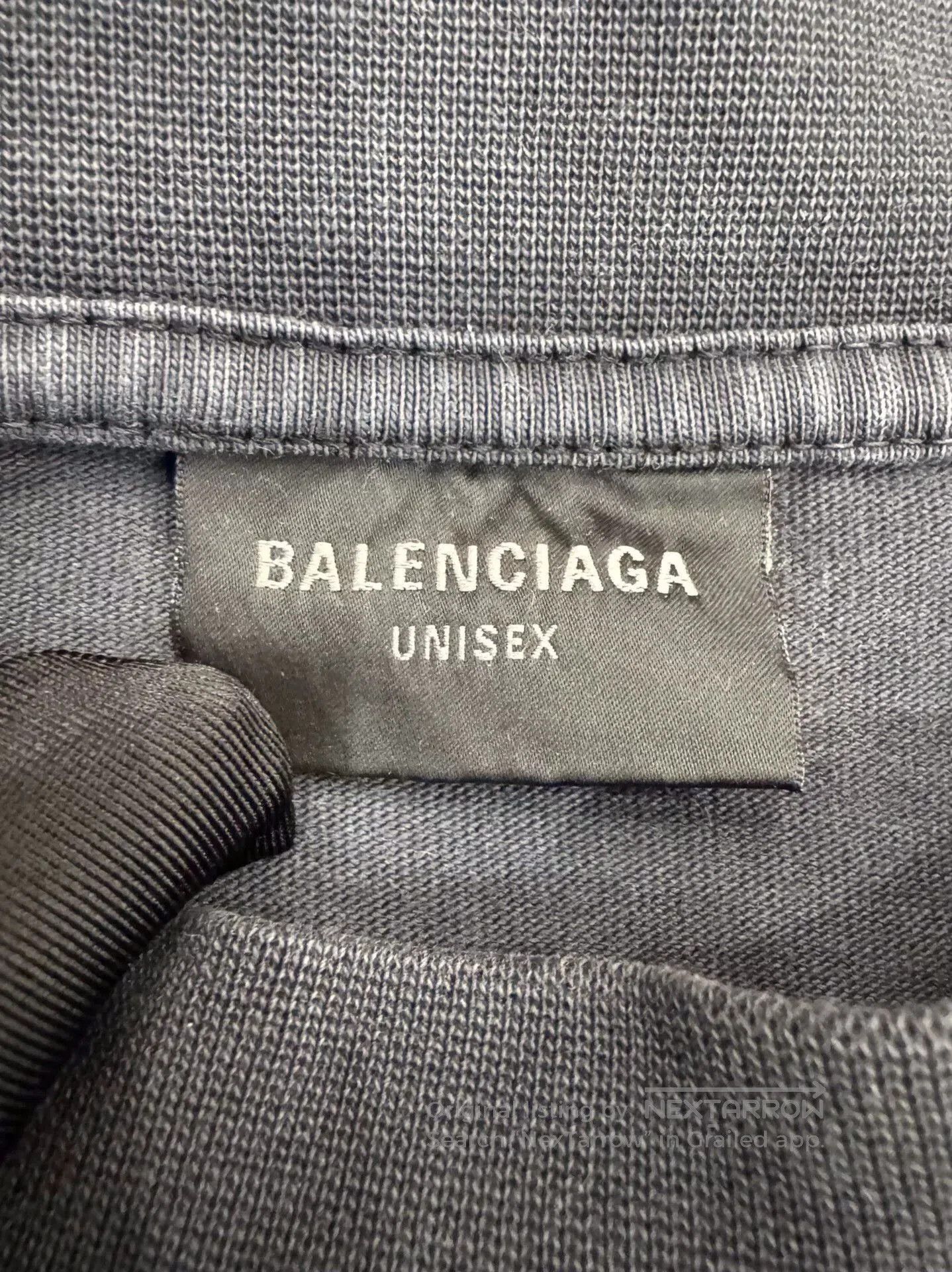 Balenciaga Balenciaga Red Double B Logo Black Tee. Size US S / EU 44-46 / 1 - 5 Thumbnail