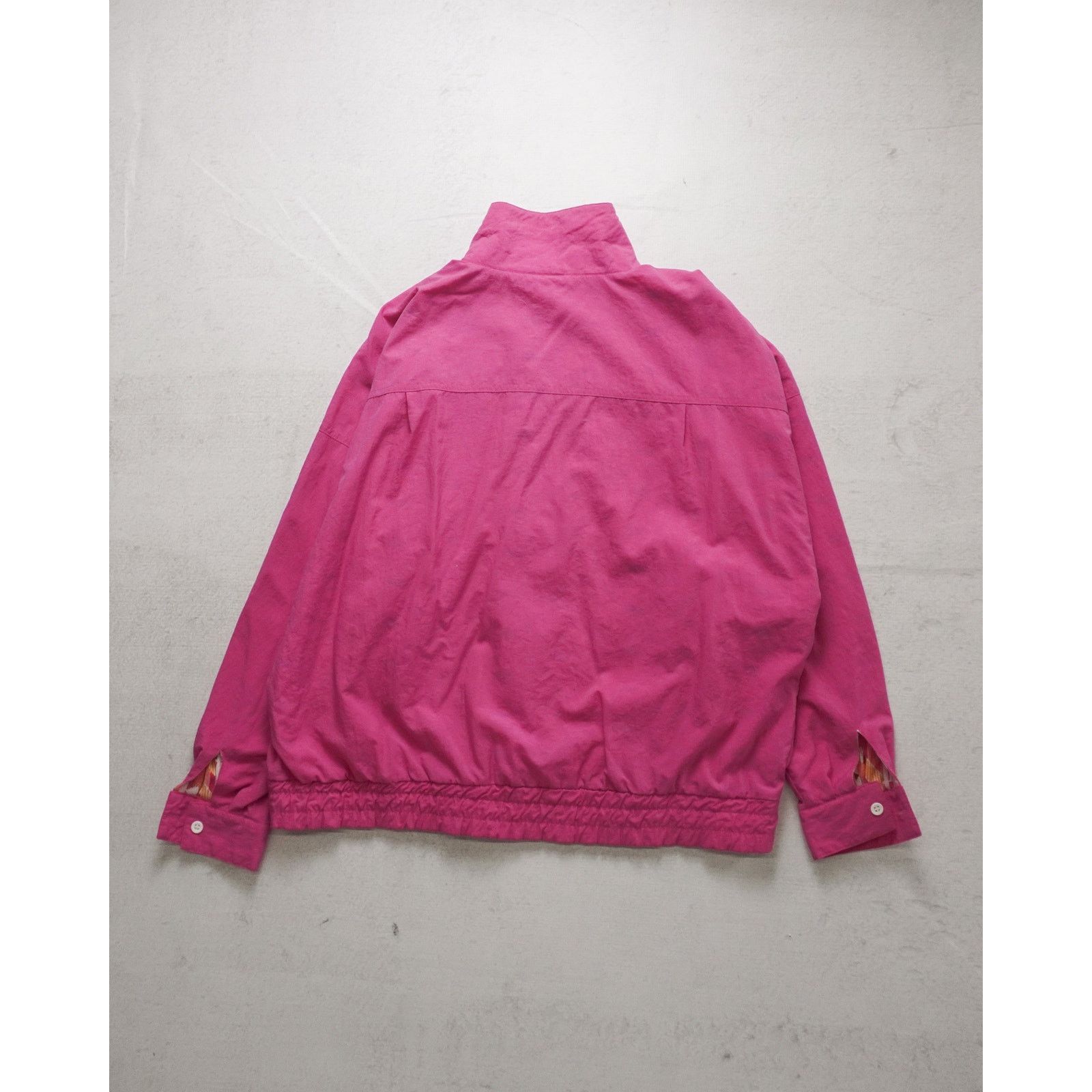 Adidas Vintage 80s Adidas Pink Regular Windbreaker - Women's Large Size L / US 10 / IT 46 - 2 Thumbnail