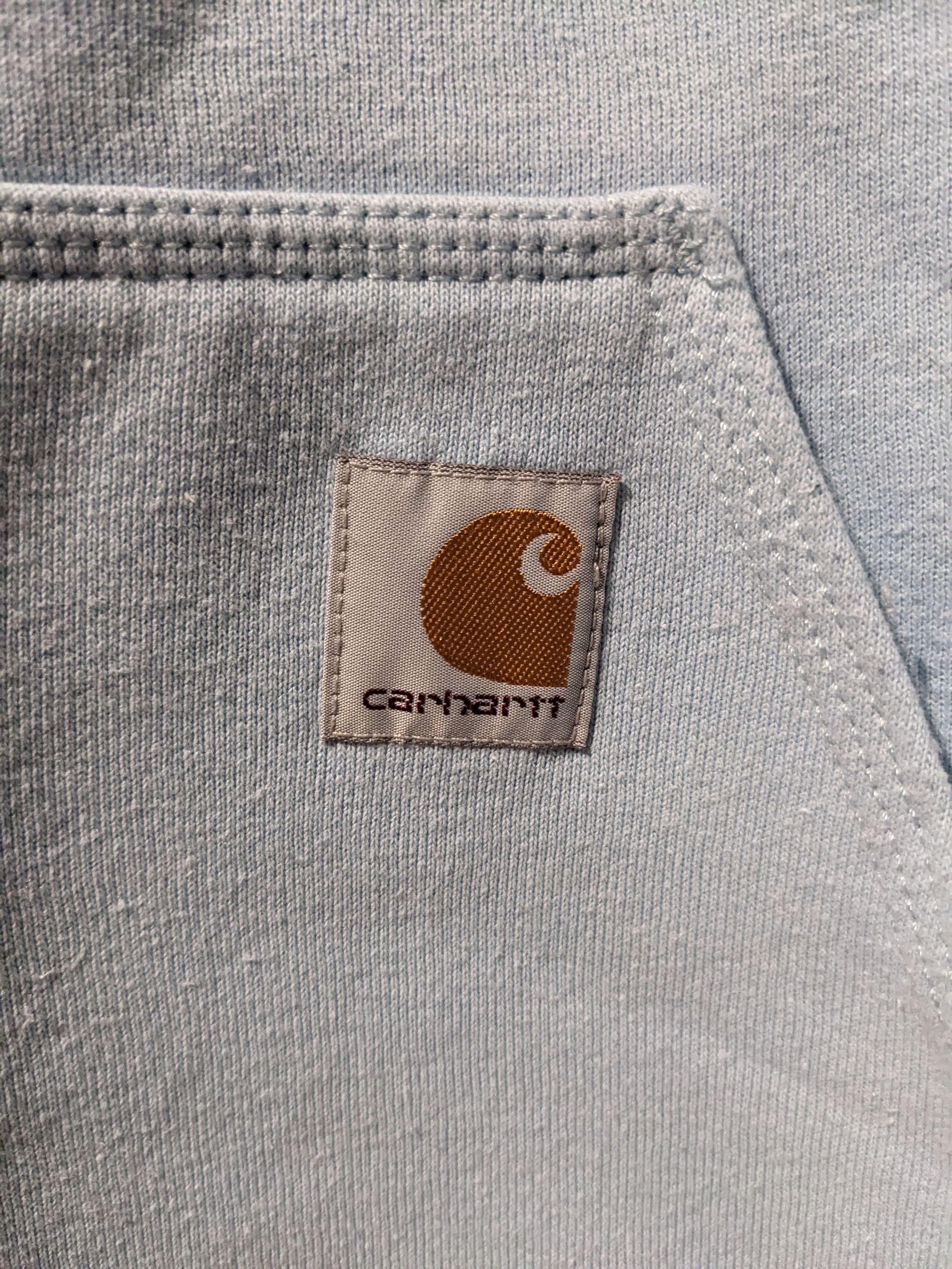 Carhartt × Designer Carhartt Essential Blank Loose Fit Blue X-Large Hoodie Size US XL / EU 56 / 4 - 2 Thumbnail