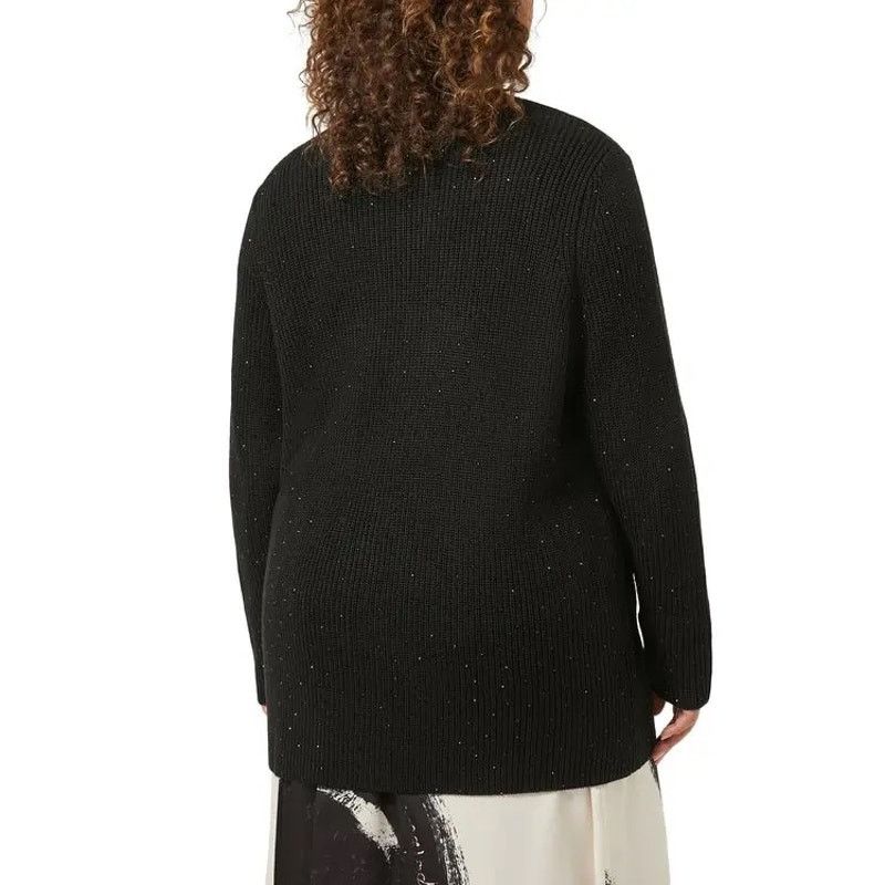 Marina Rinaldi Marina Rinaldi Sequin Embellished V-neck Knit Cardigan 20-22 Size 3XL / US 20-22 - 2 Thumbnail