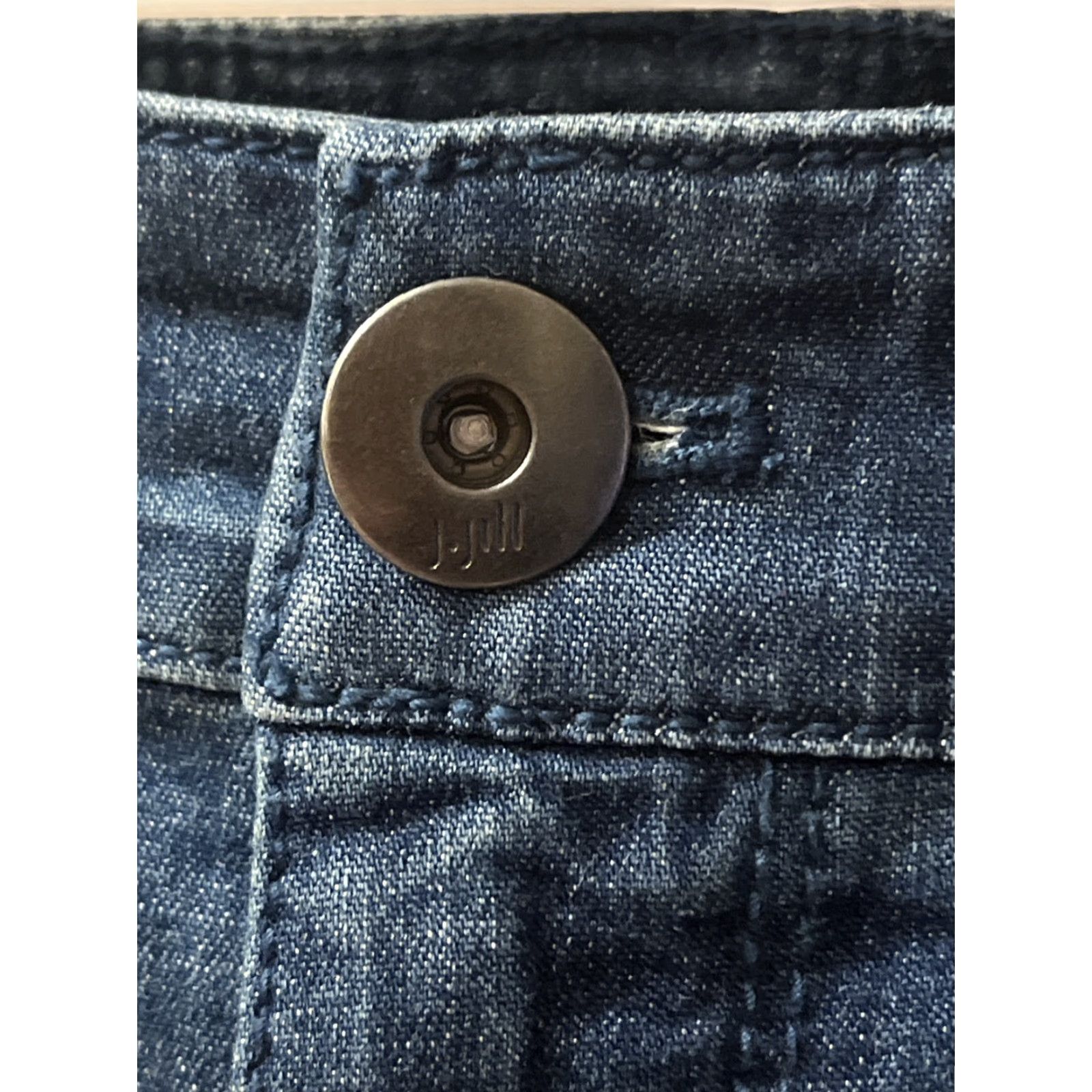 J. Jill J. Jill Women's Jeans Size 10 Blue Denim Straight Leg Stretch Cotton Spandex Regular Fit 5-Pocket Fall Winter Summer Summer City College Size 32" / US 10 / IT 46 - 2 Thumbnail