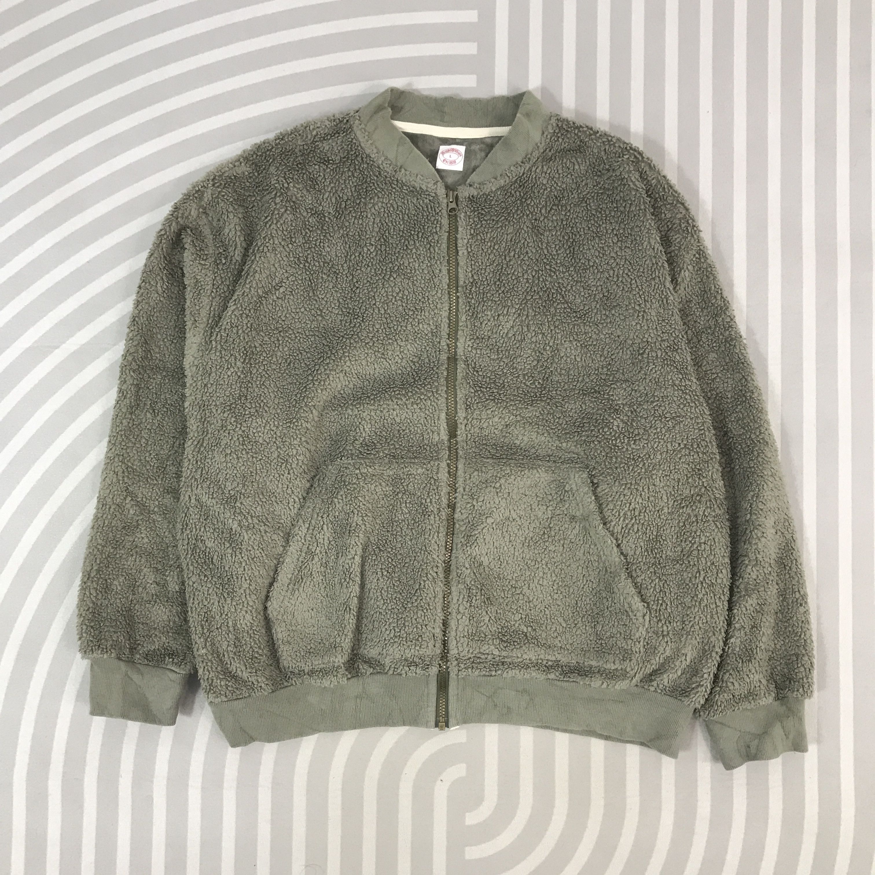 Brooks Brothers Vintage Brooks Brothers sherpa fleece zipper Jacket Size US L / EU 52-54 / 3 - 1 Thumbnail