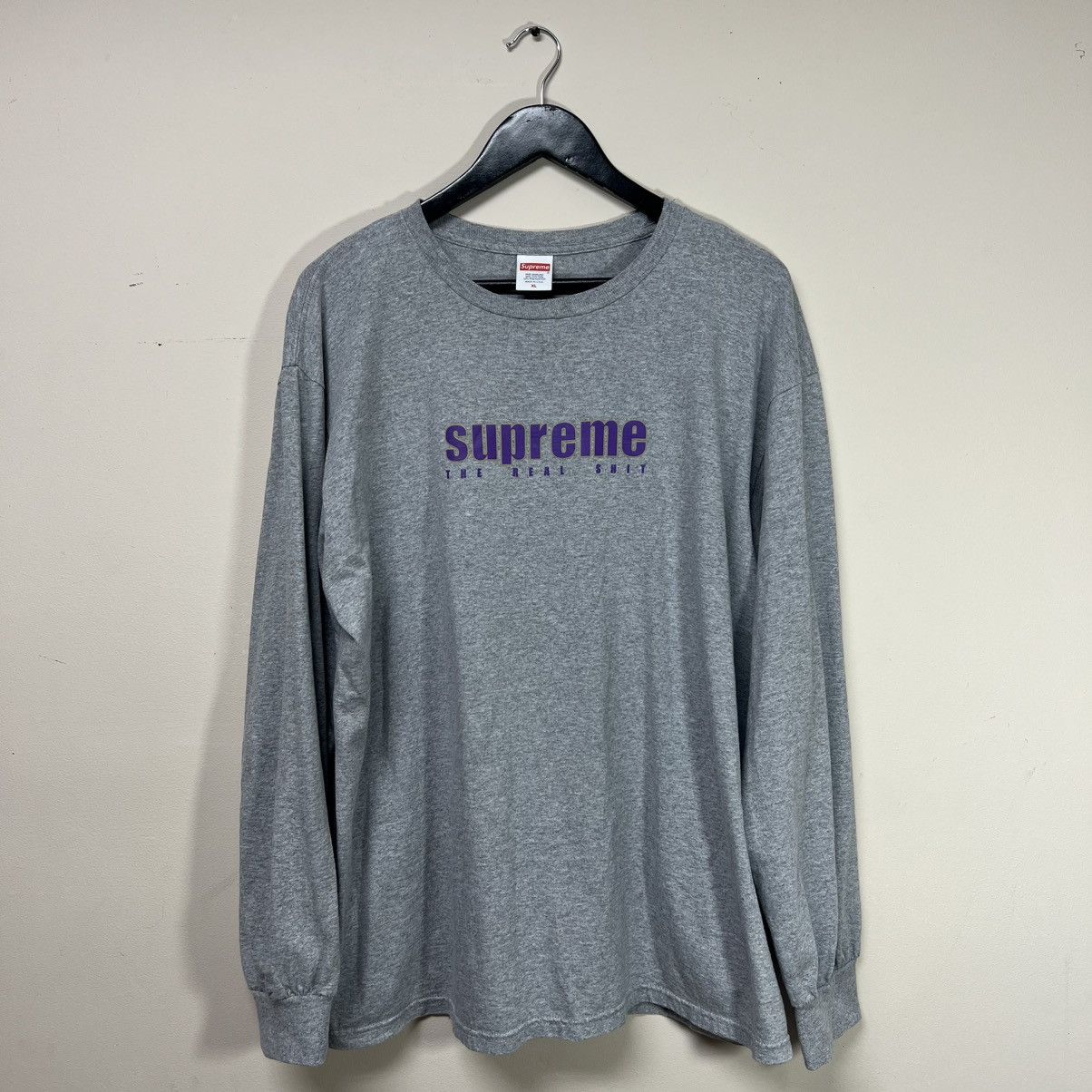 supreme the real shit shirt シュプリーム　ロンT Buy Supreme The Real Shit Long-Sleeve Tee 'Black' - SS19T18