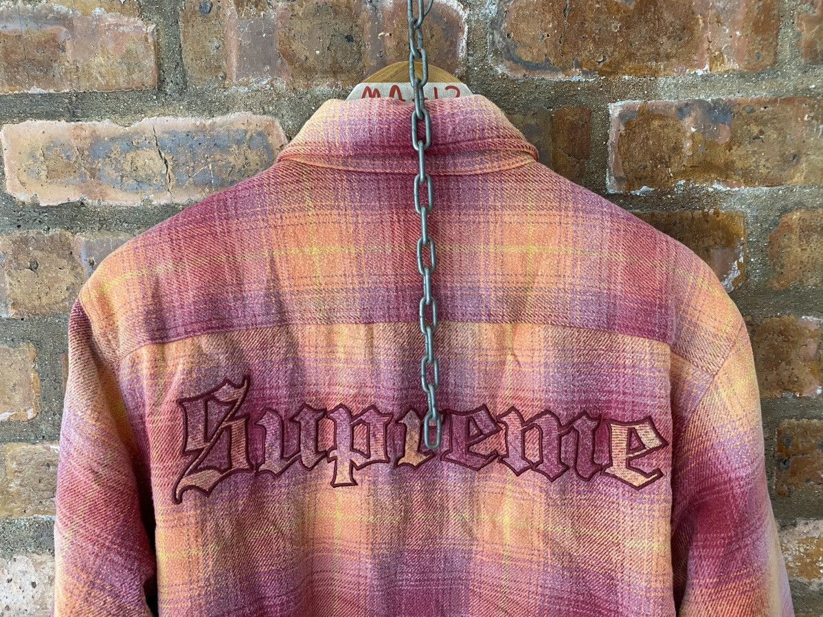 Supreme AW22 Supreme sherpa flannel Jacket Size US M / EU 48-50 / 2 - 8 Thumbnail