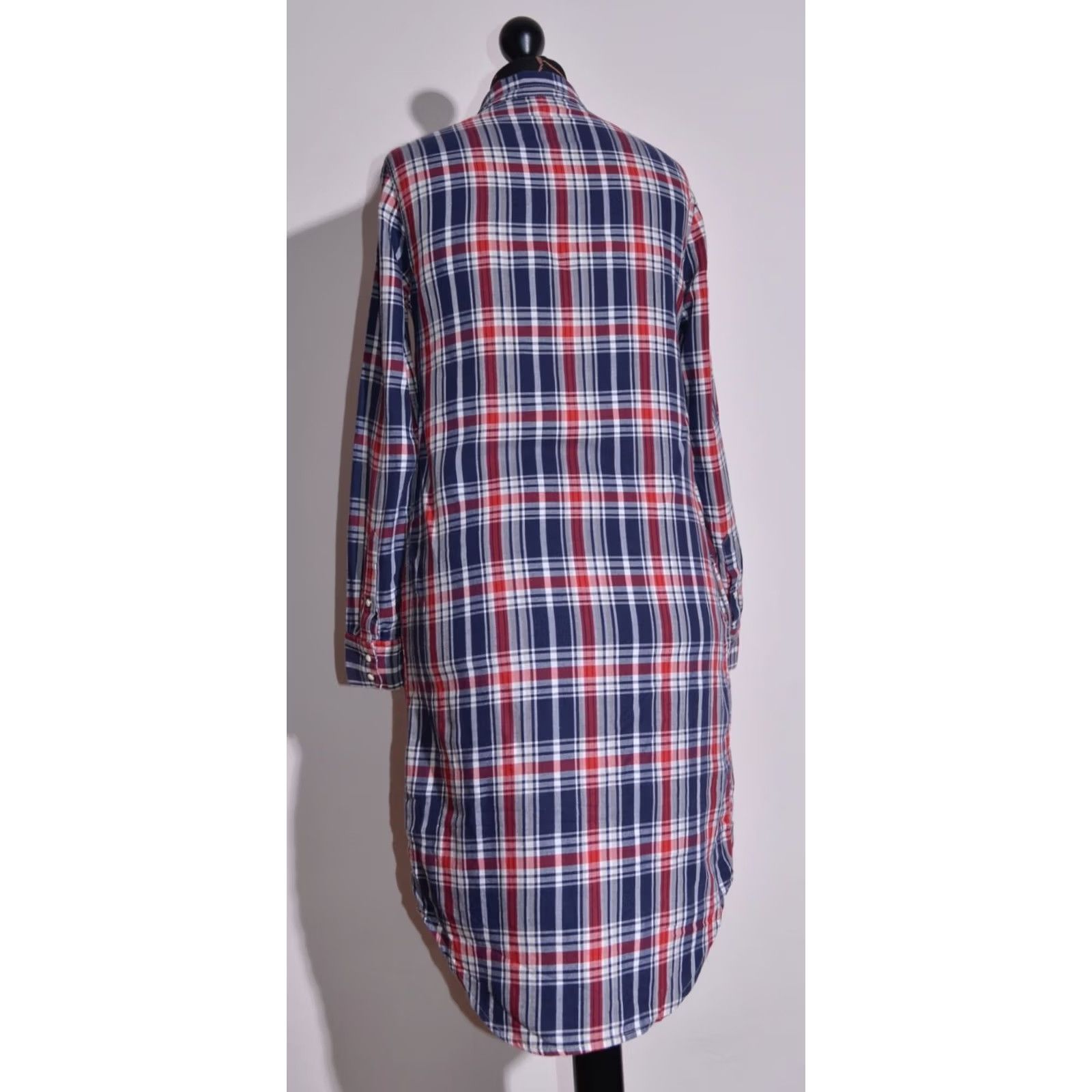 Levi's Levi's Women's Long Sleeve Checked 2Pocket Shirt Dress M Knit A-Line Casual Shirt Dress Women M Multicoloured 2Pocket Checks 90s? Size M / US 6-8 / IT 42-44 - 4 Thumbnail