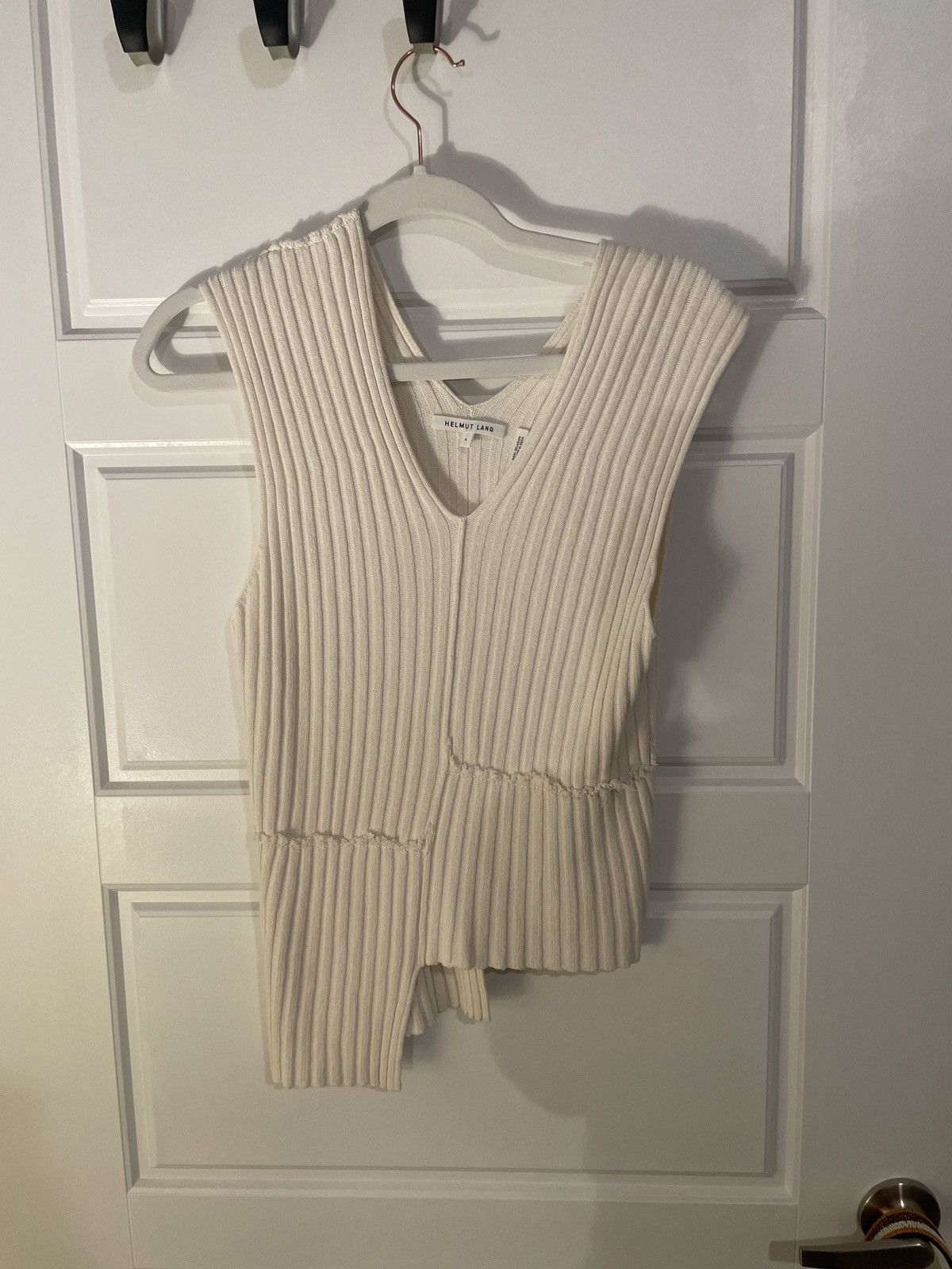 Helmut Lang Helmut Lang asymmetrical top Size L / US 10 / IT 46 - 1 Thumbnail