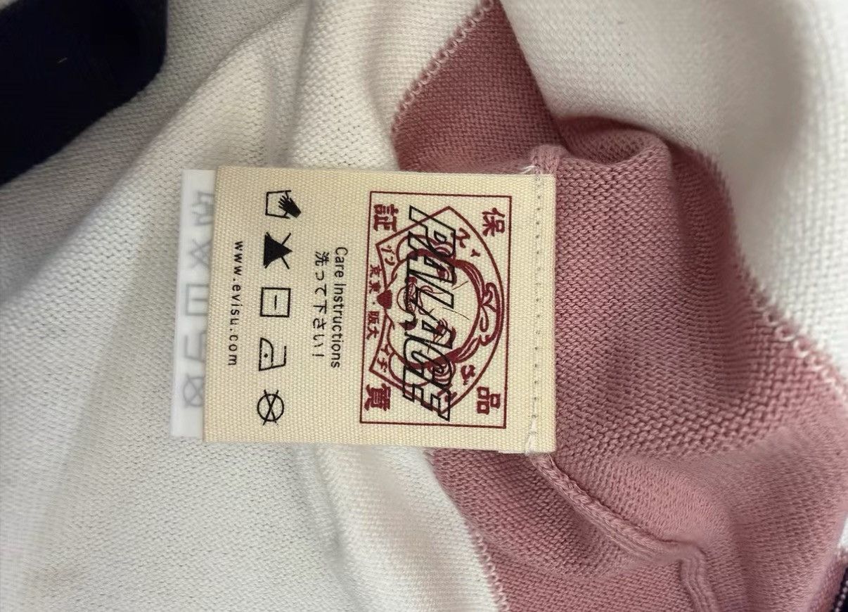Palace PALACE x EVISU SS26 Contrast Short Sleeve Knit Top J34 Size US M / EU 48-50 / 2 - 5 Thumbnail