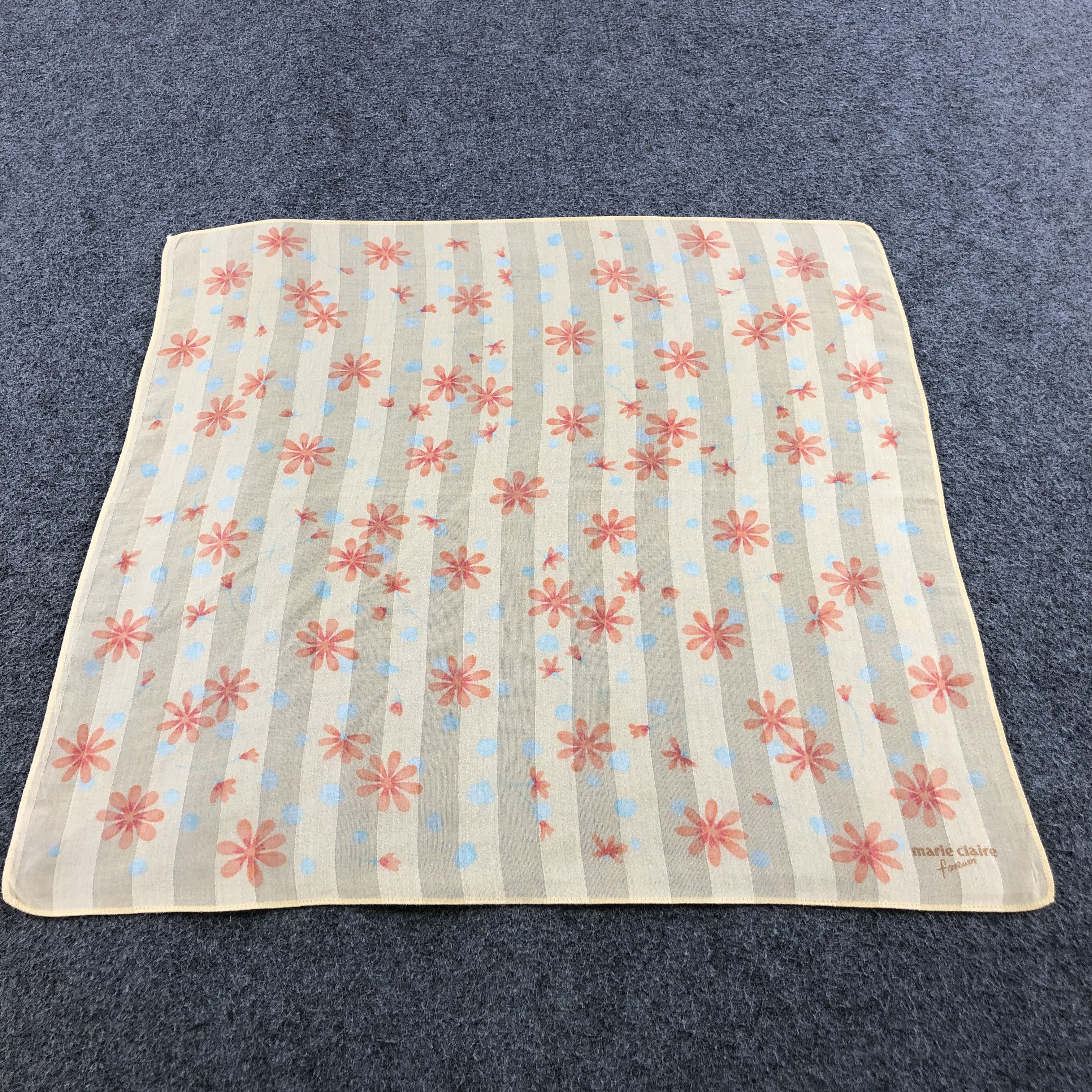 Japanese Brand Marie Claire Handkerchief Neckerchief Bandana H1396 Size ONE SIZE - 2 Thumbnail