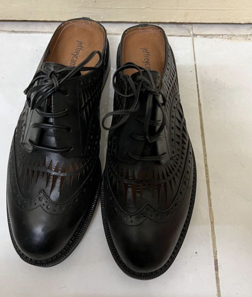 Jeffrey Campbell Jeffrey Campbell black leather shoes (size 38) slip on Size US 8 / IT 38 - 1 Thumbnail