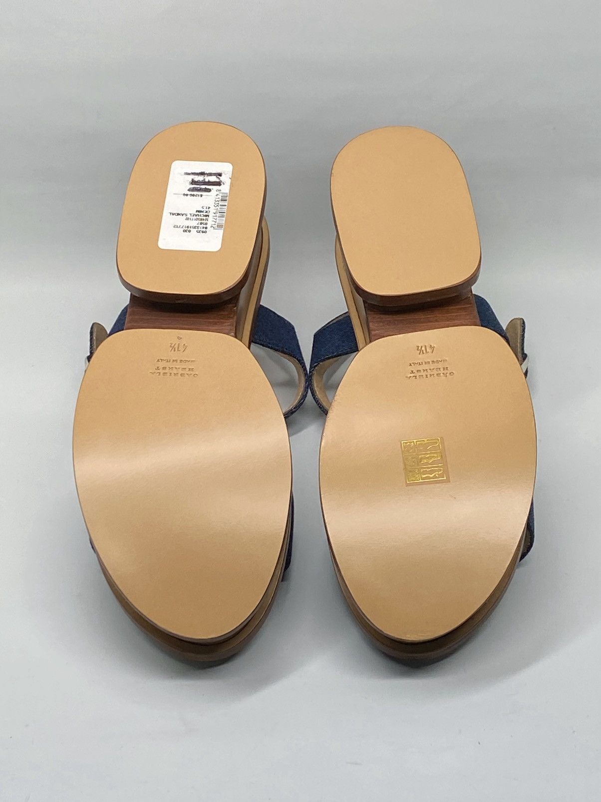 Gabriela Hearst Gabriela Hearst Michael 60MM Denim Wedge Sandals size 41.5 Size US 11.5 / IT 41.5 - 11 Thumbnail