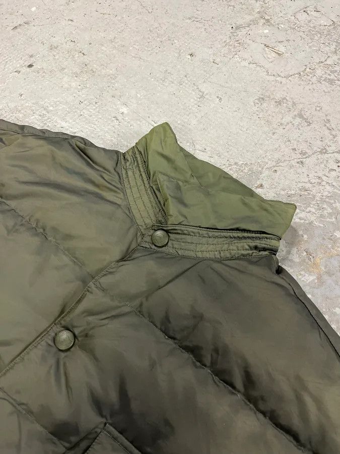 Armani 1990s Armani Olive Buttoned Puffer Jacket Size US L / EU 52-54 / 3 - 10 Thumbnail