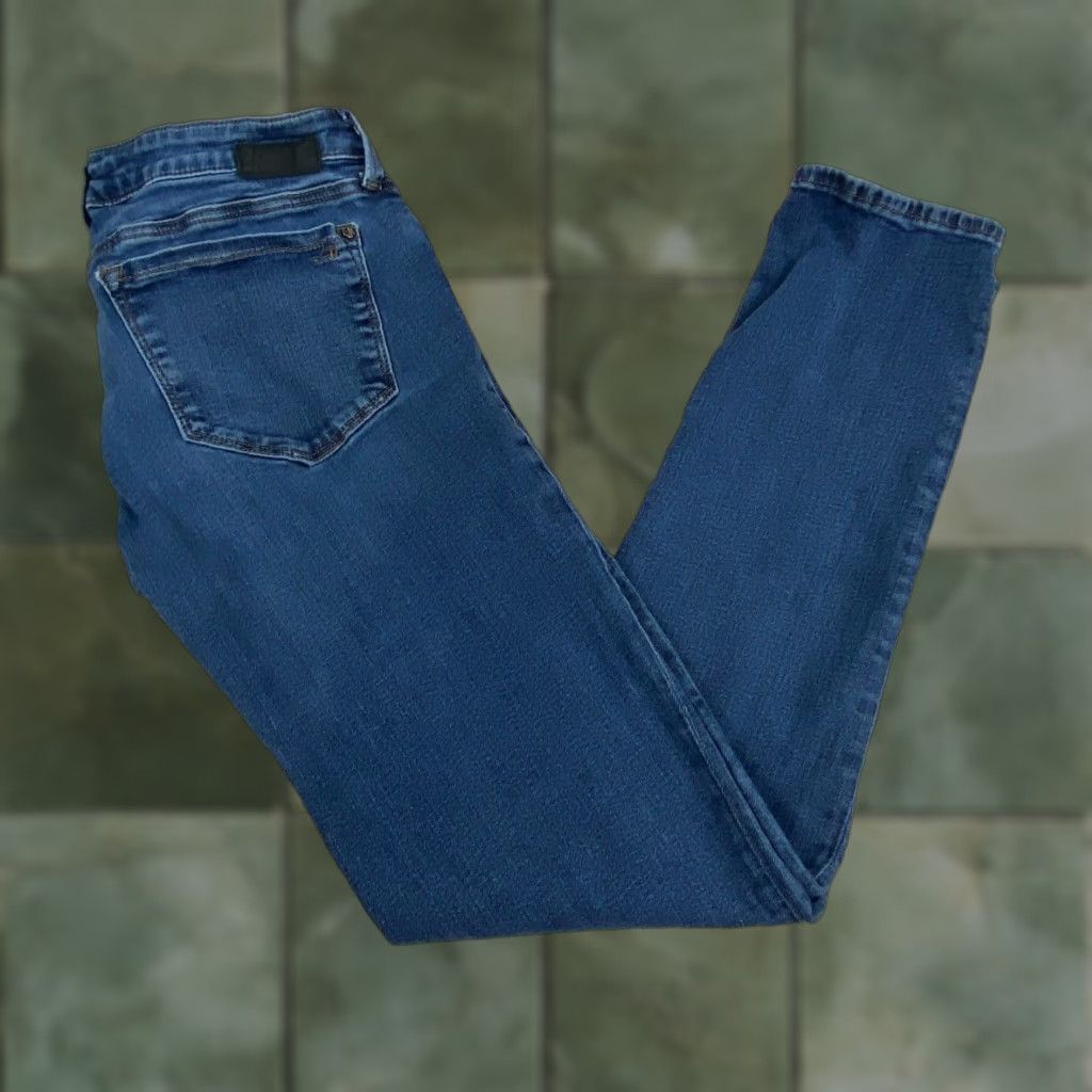 Vintage Mavi Jeans Womens Low Rise Skinny Jeans Medium Wash Blue Denim Size 27" / US 4 / IT 40 - 1 Thumbnail