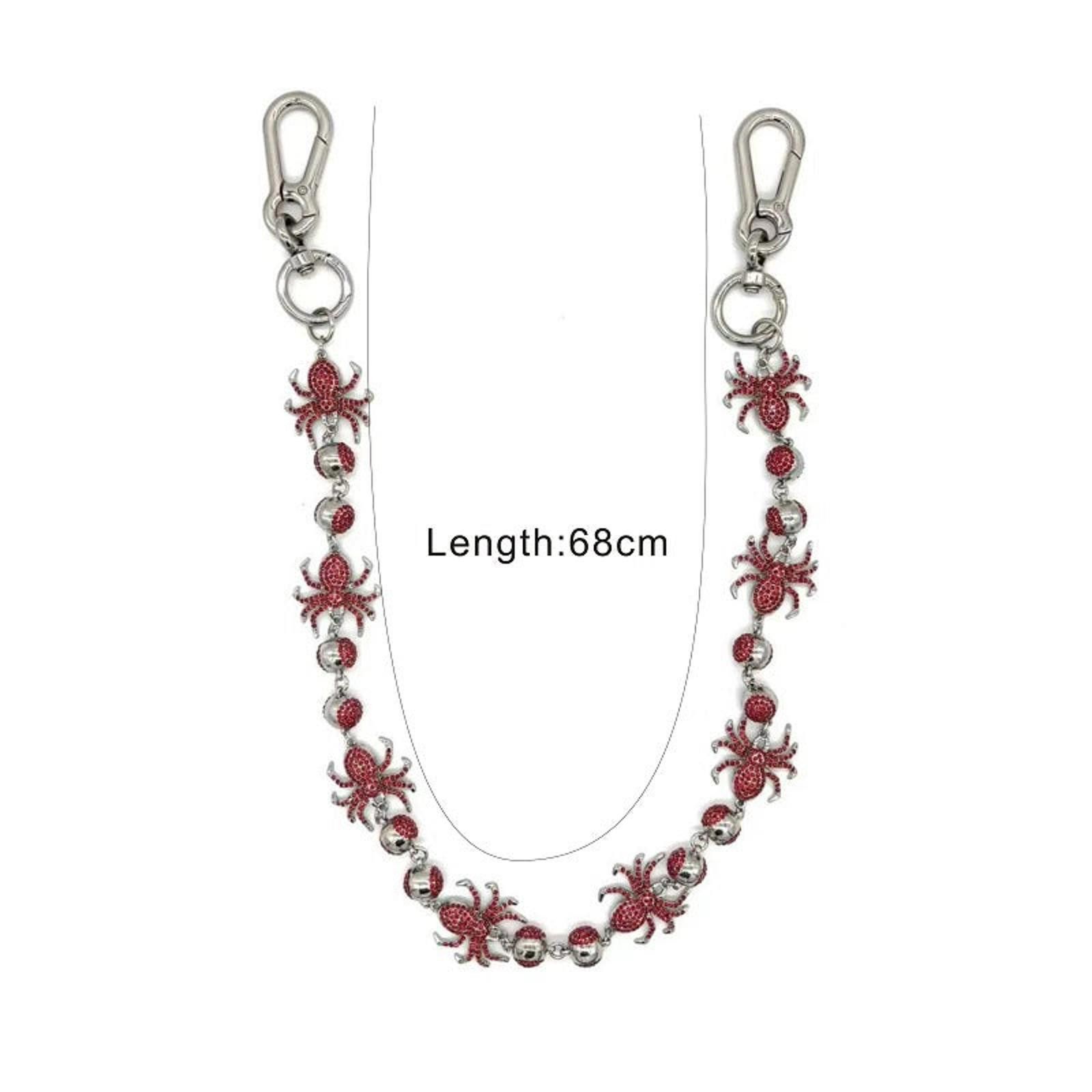 Jewelry Silver Spider Chain for Men, Punk Style Accessory Chain Size ONE SIZE - 8 Thumbnail