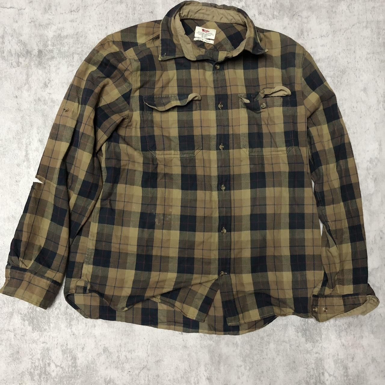 Fjallraven Fjällräven green plaid flannel shirt Size US XL / EU 56 / 4 - 1 Thumbnail