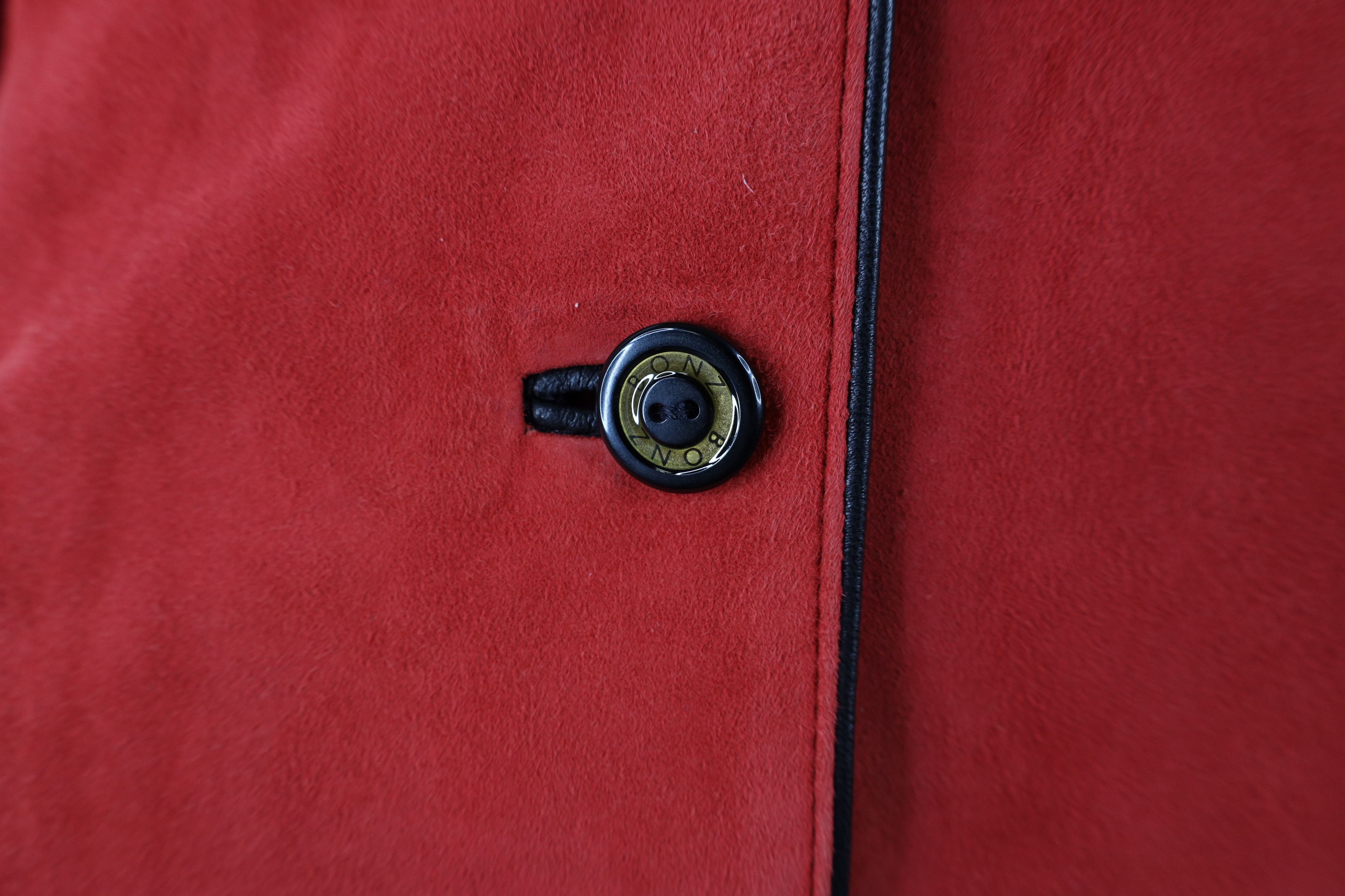 Vintage Vintage 90s Streetwear Lambskin Suede Leather Jacket Coat Size M / US 6-8 / IT 42-44 - 4 Thumbnail