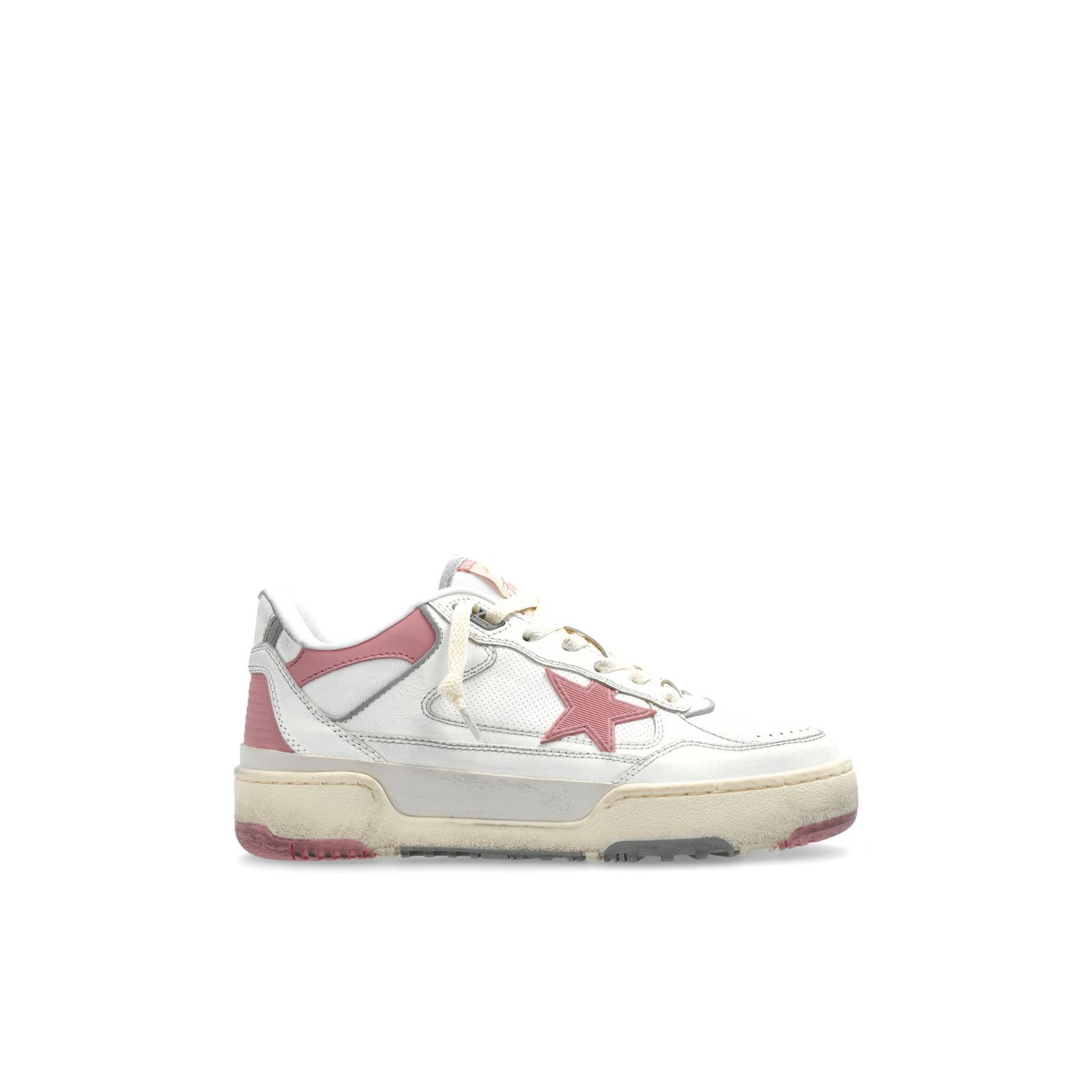 GOLDEN GOOSE Forty2 Women's White/Pink Sneakers New (Women's