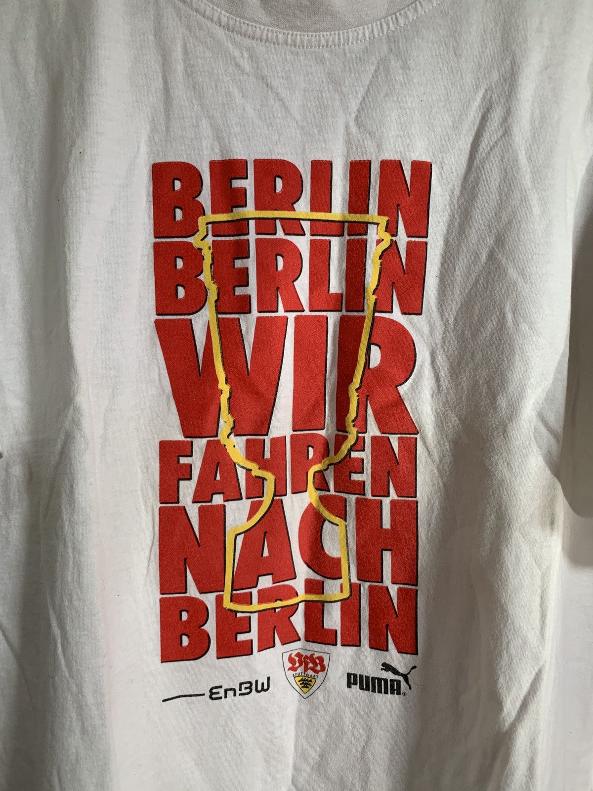 Vintage VFB Stuttgart Vintage Football T Shirt Retro Size XL Size US XL / EU 56 / 4 - 5 Thumbnail