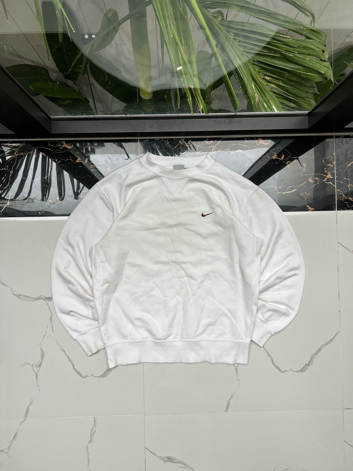 90’s NIKE Y2K BASIC SWOOSH LOGO CREWNECK